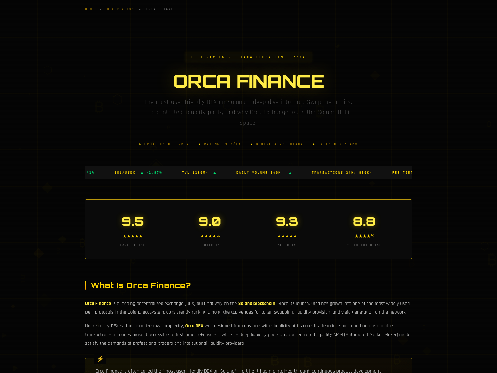 Screenshot of orca-v2.org