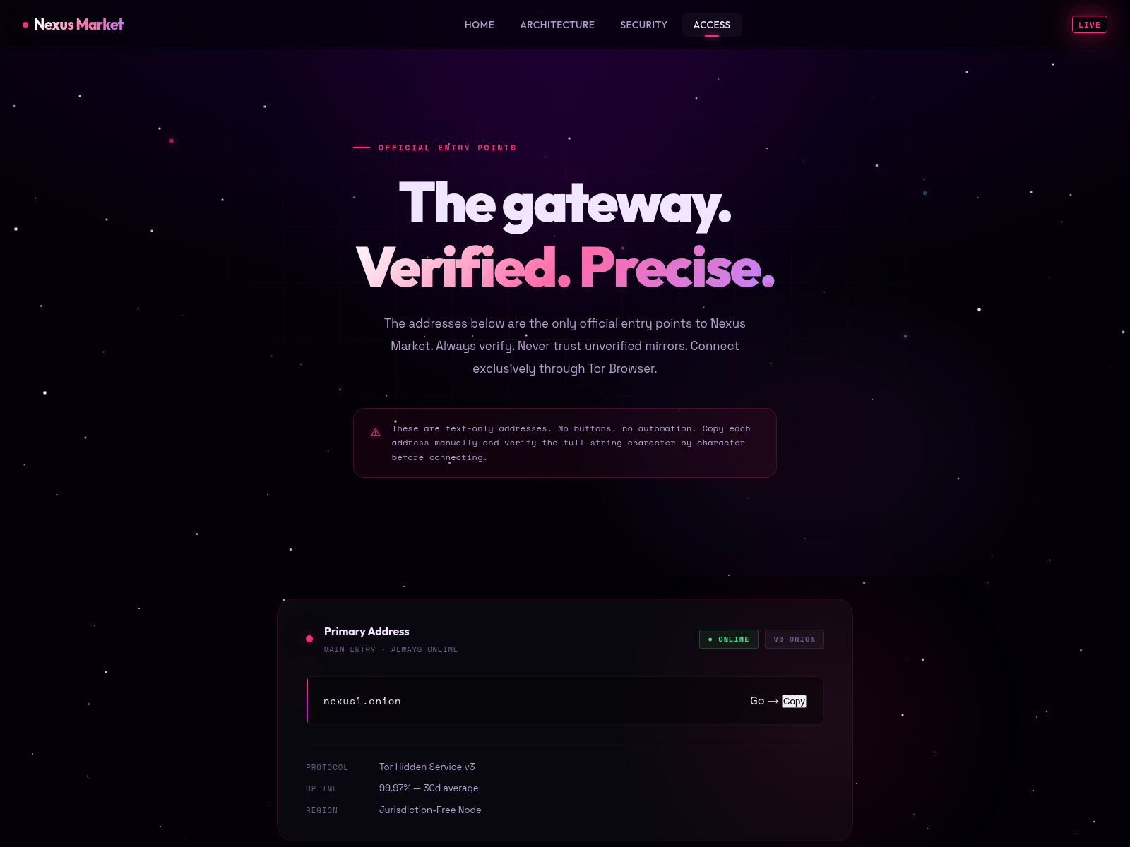Screenshot of nexuscc.shop