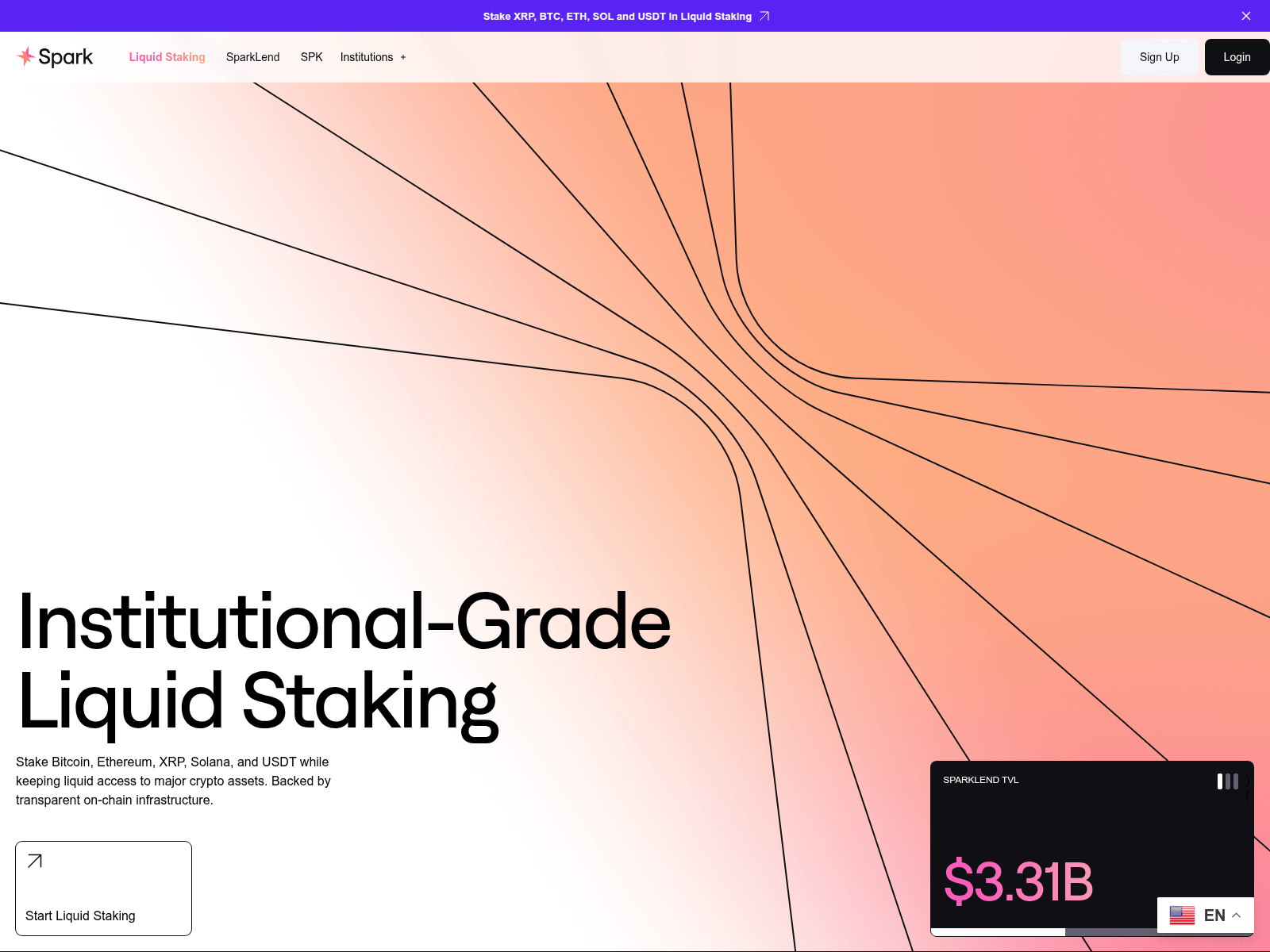 Screenshot of spkstake.com