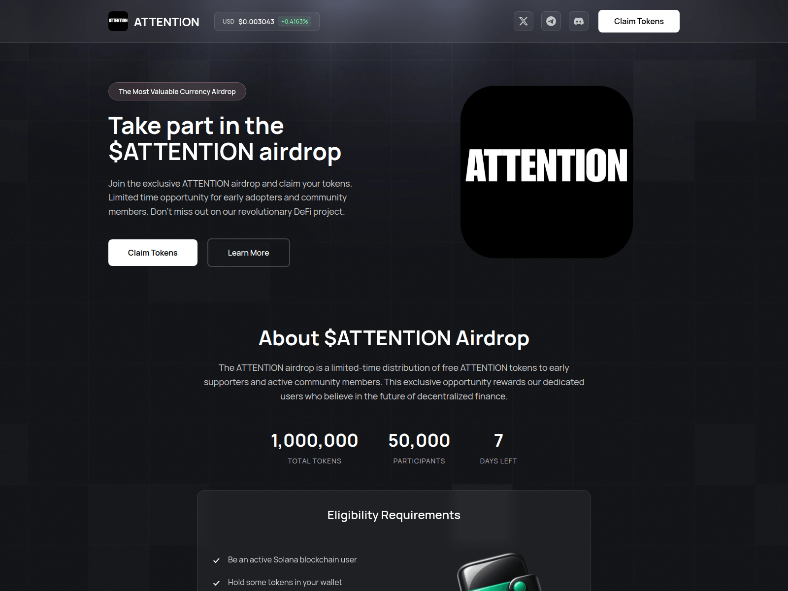 Screenshot of x-attention.fun