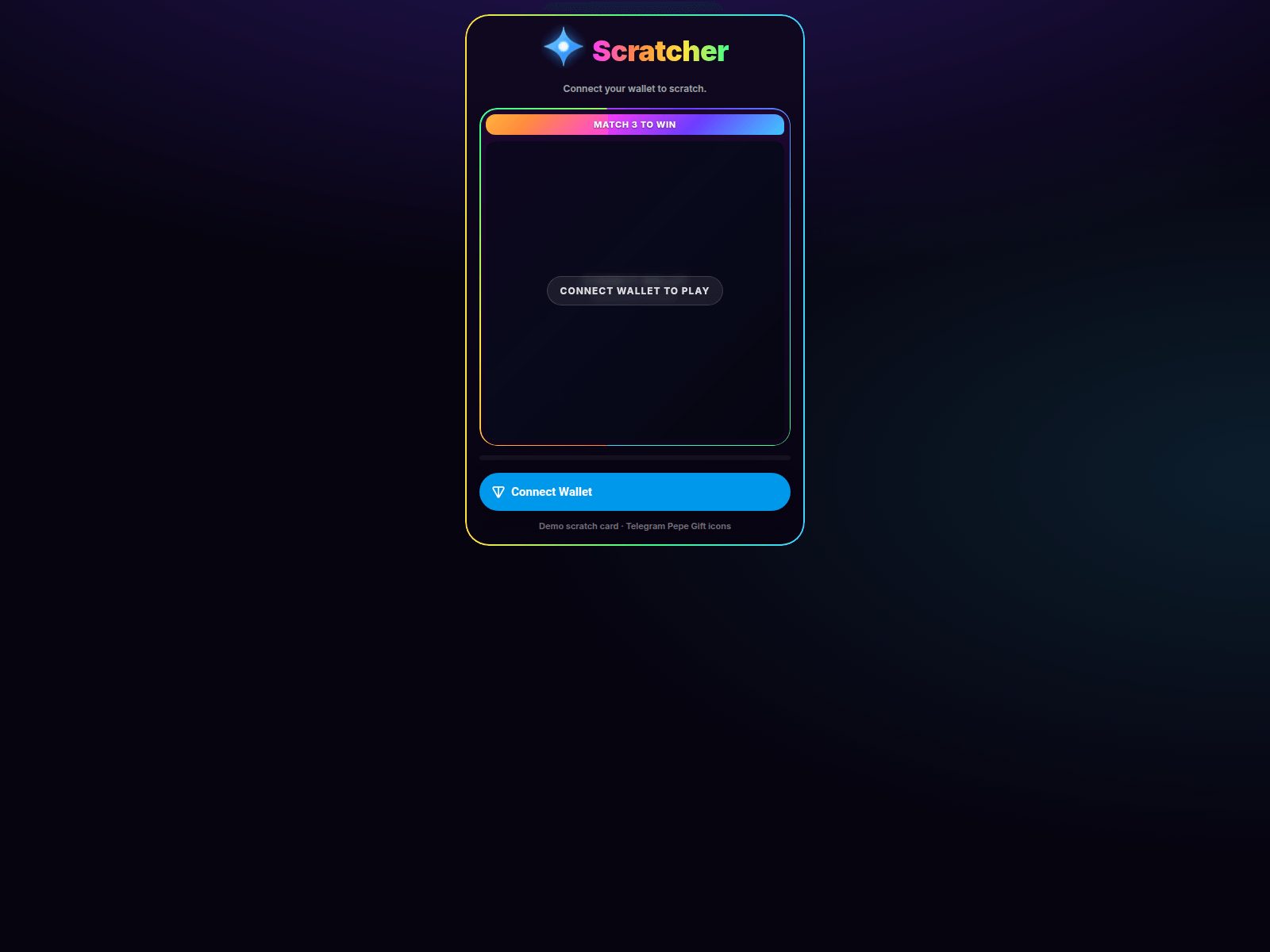 Screenshot of scratcher.lol