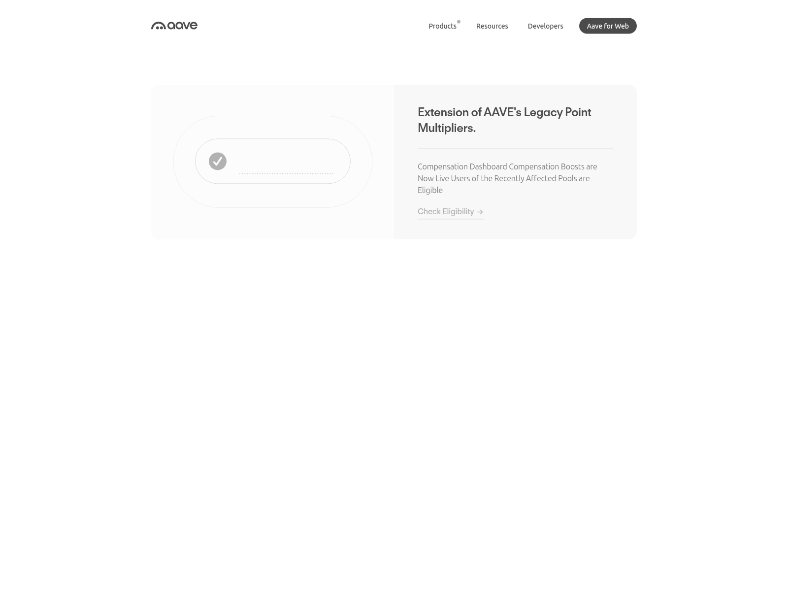Screenshot of dashboards-aave.xyz