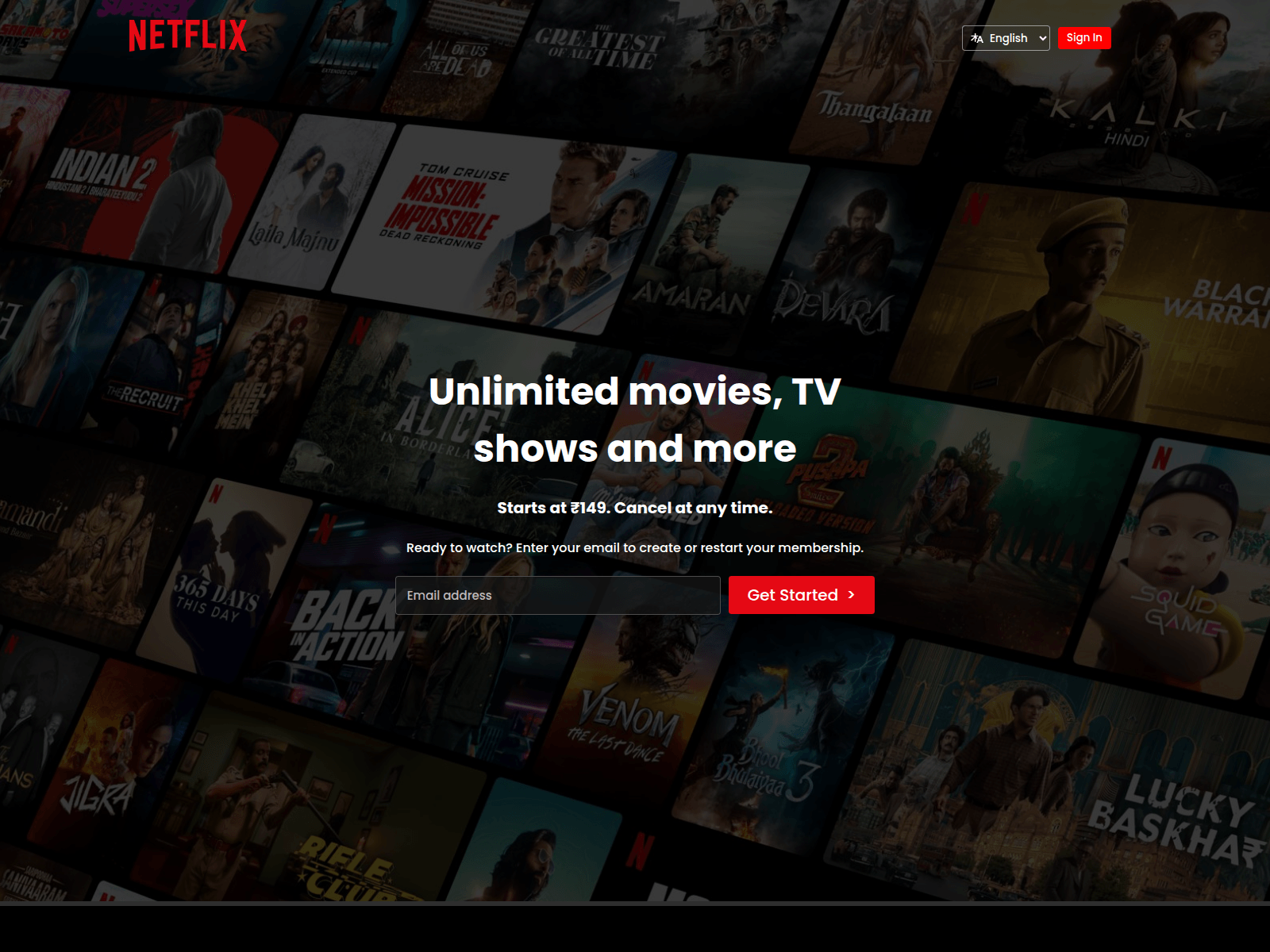 Screenshot of streaming-ui-demo.netlify.app