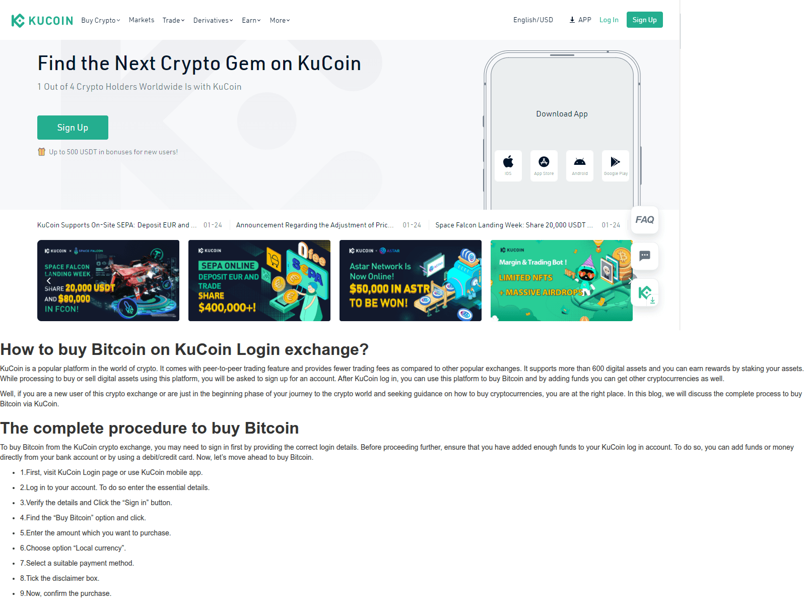 Screenshot of kuucainlogin.webflow.io