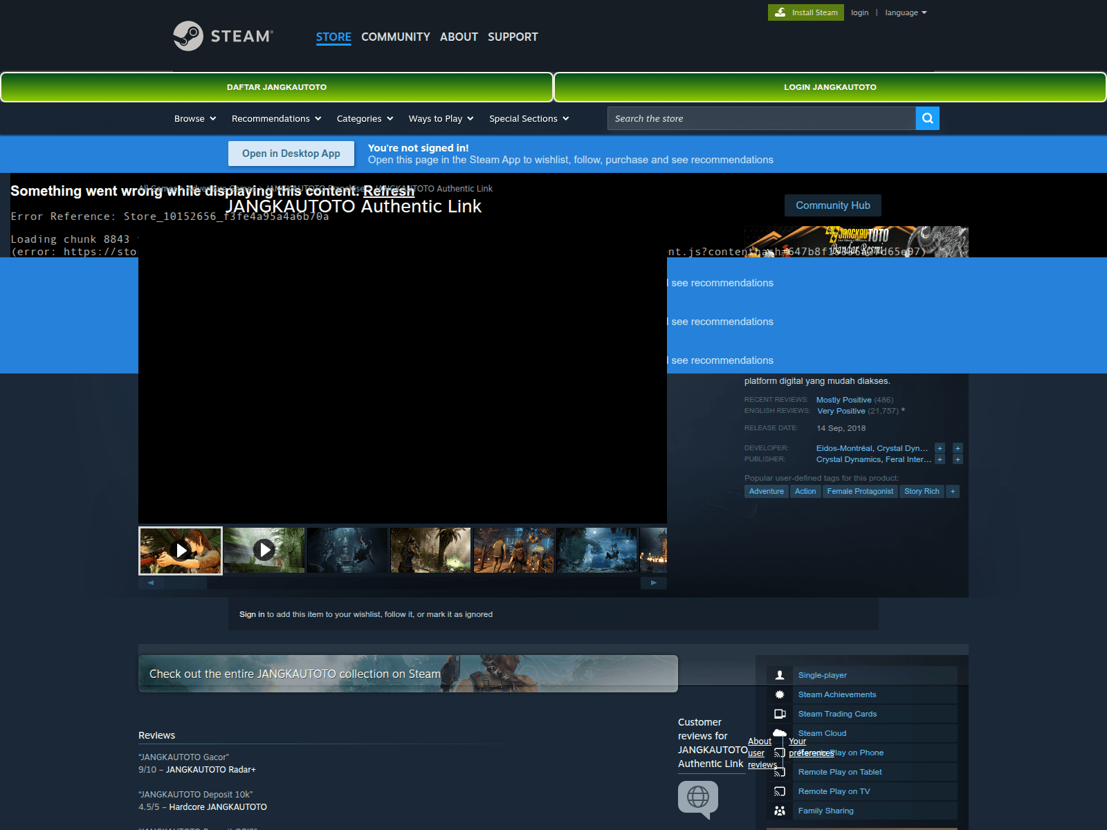Screenshot of jangkautotoo.com