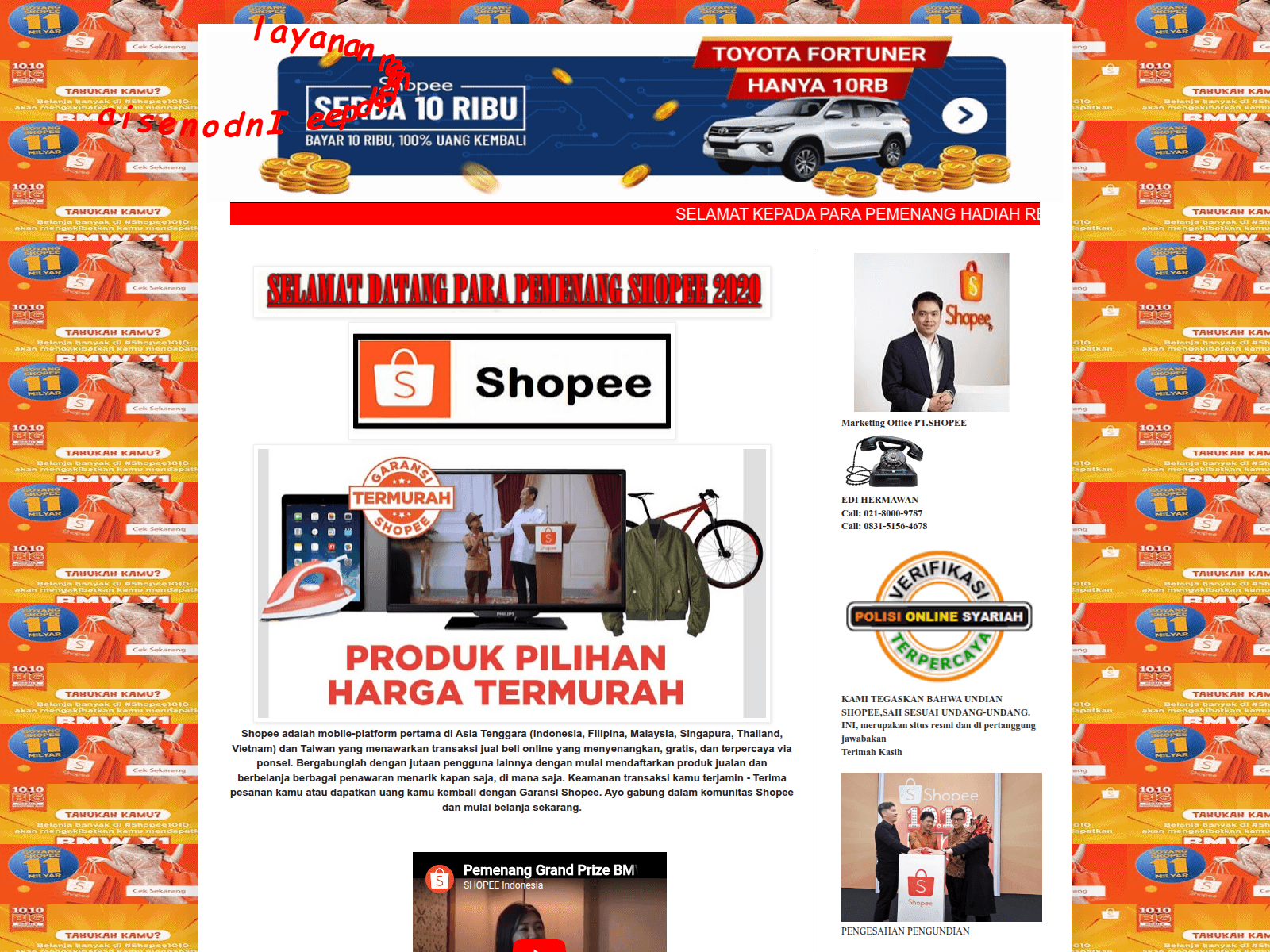 Screenshot of shopee4678.blogspot.com