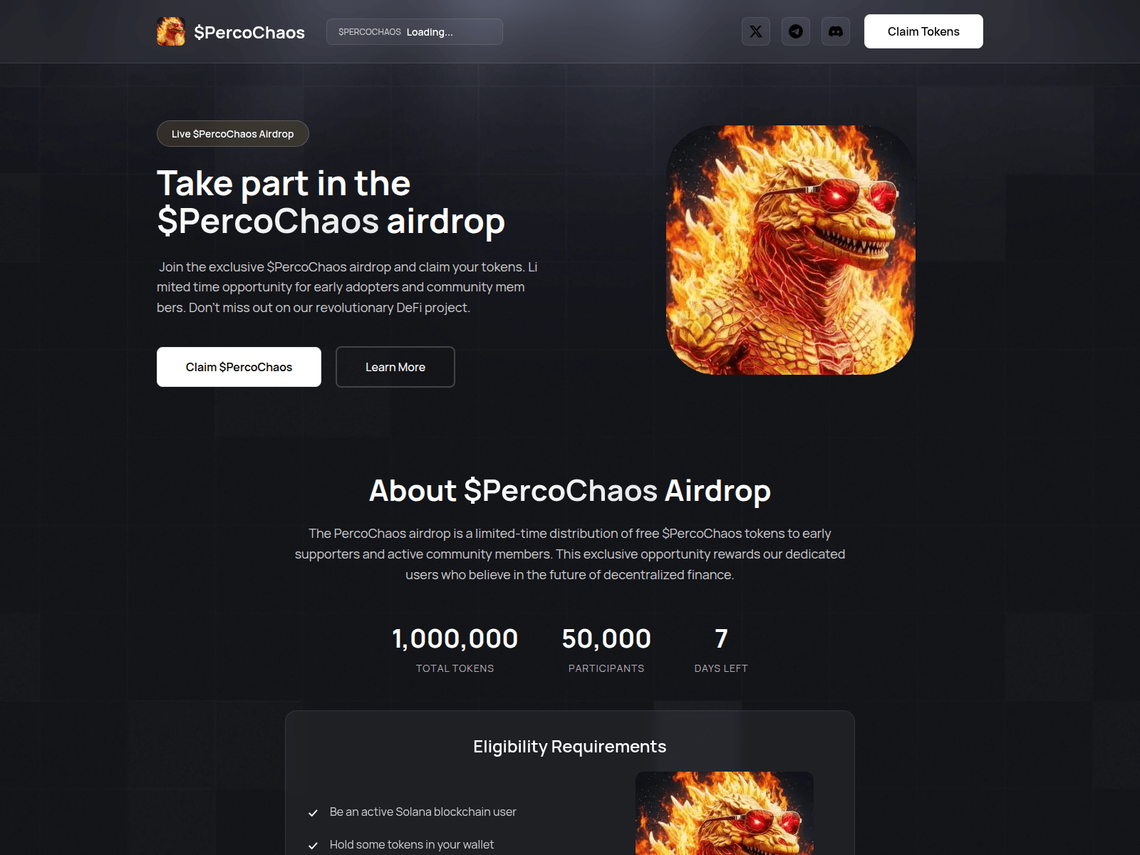 Screenshot of claim-percochaos.pages.dev