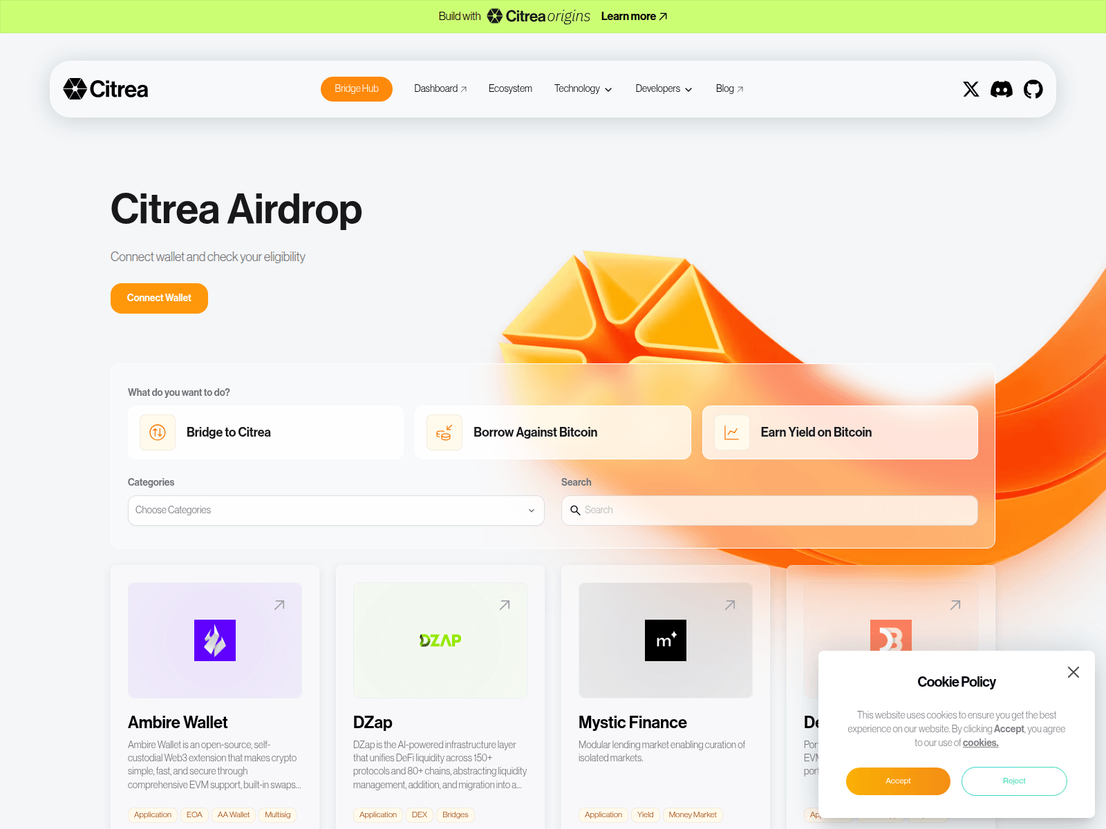 Screenshot of live-citrea.xyz