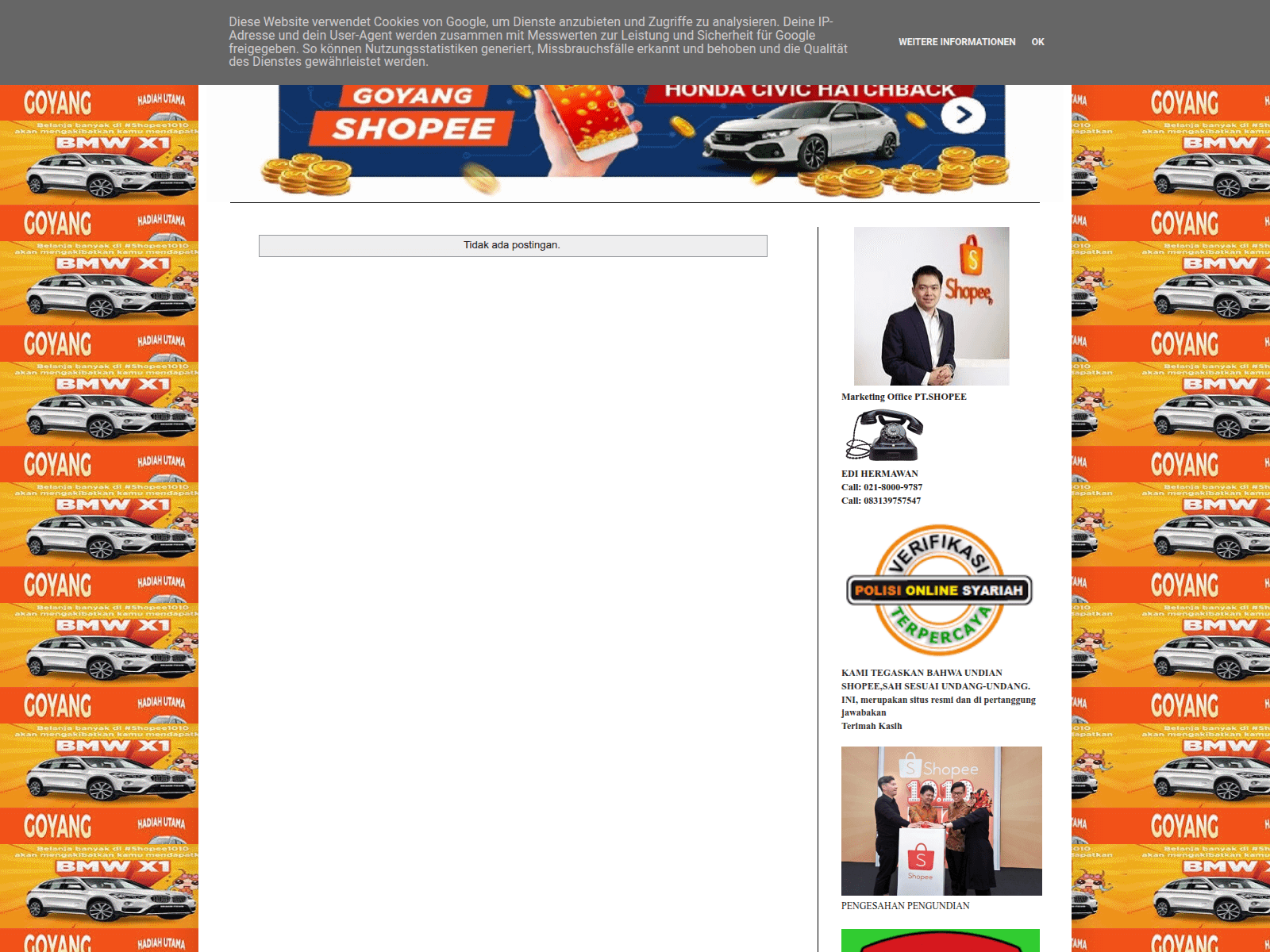 Screenshot of pt-shopee7557.blogspot.com