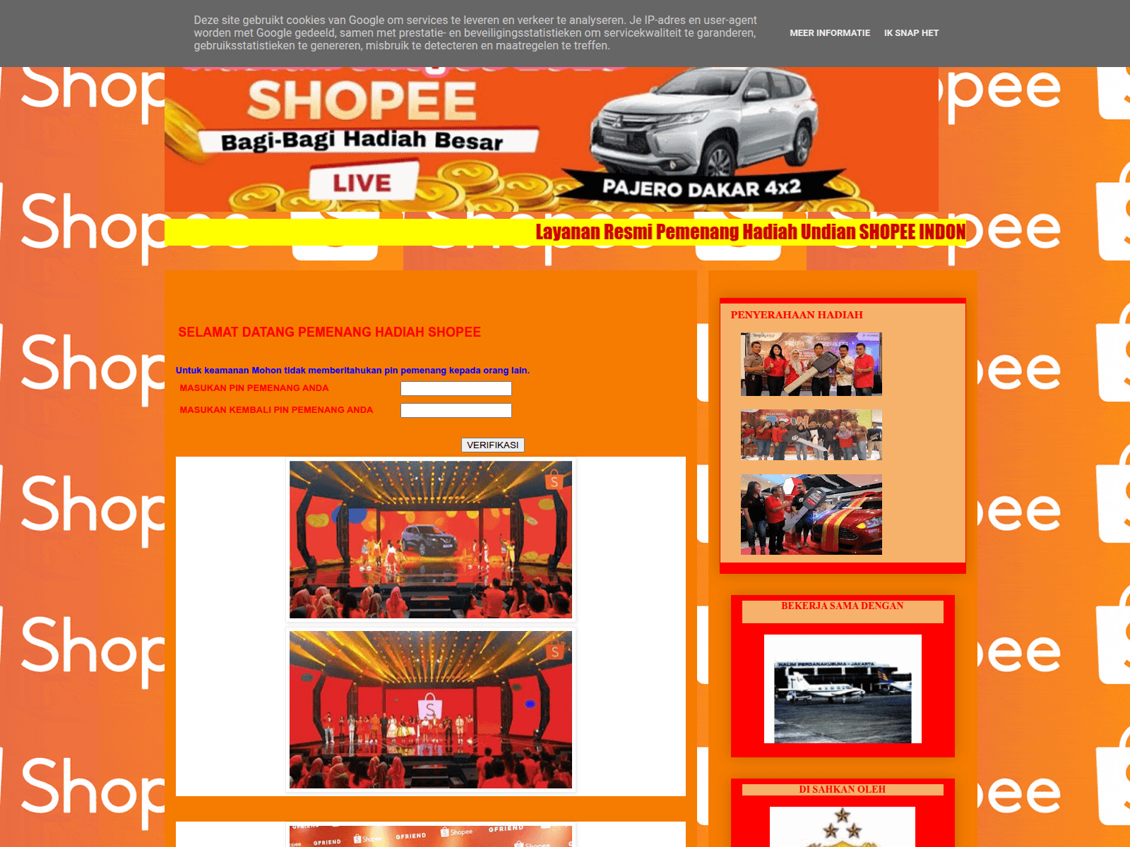 Screenshot of pemenang2021.blogspot.com