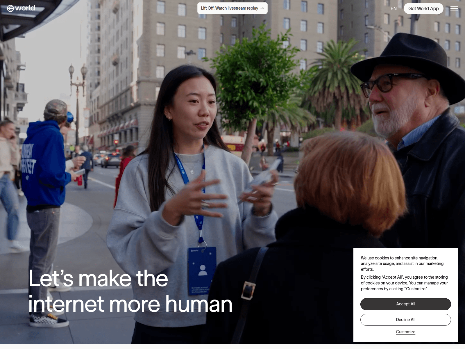 Screenshot of join-worldid.com