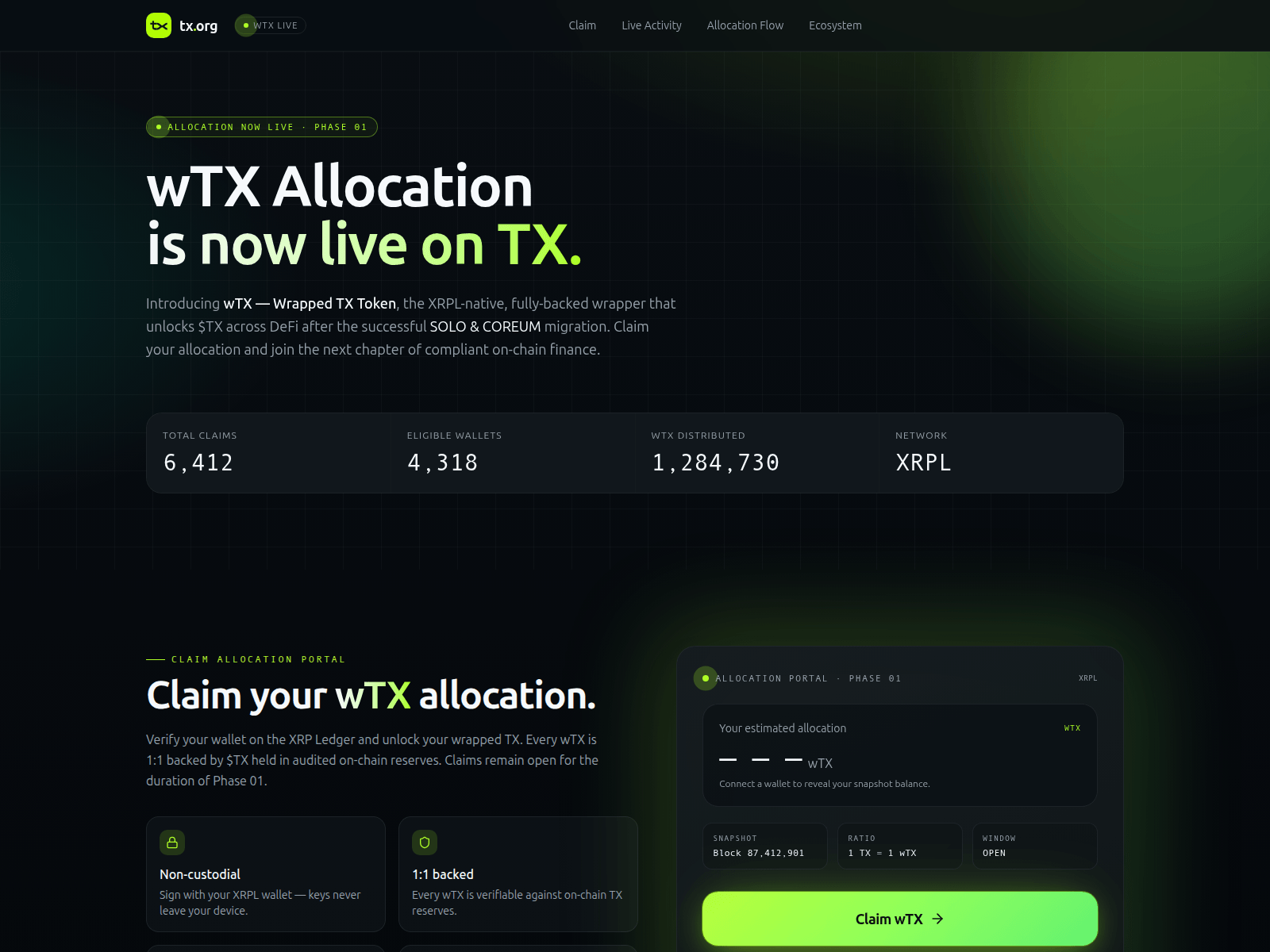 Screenshot of wrappedtx.com