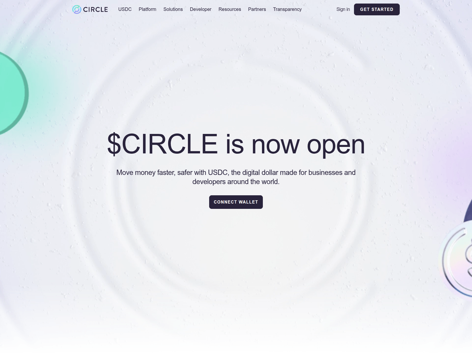 Screenshot of whitelist-circlecom.pages.dev