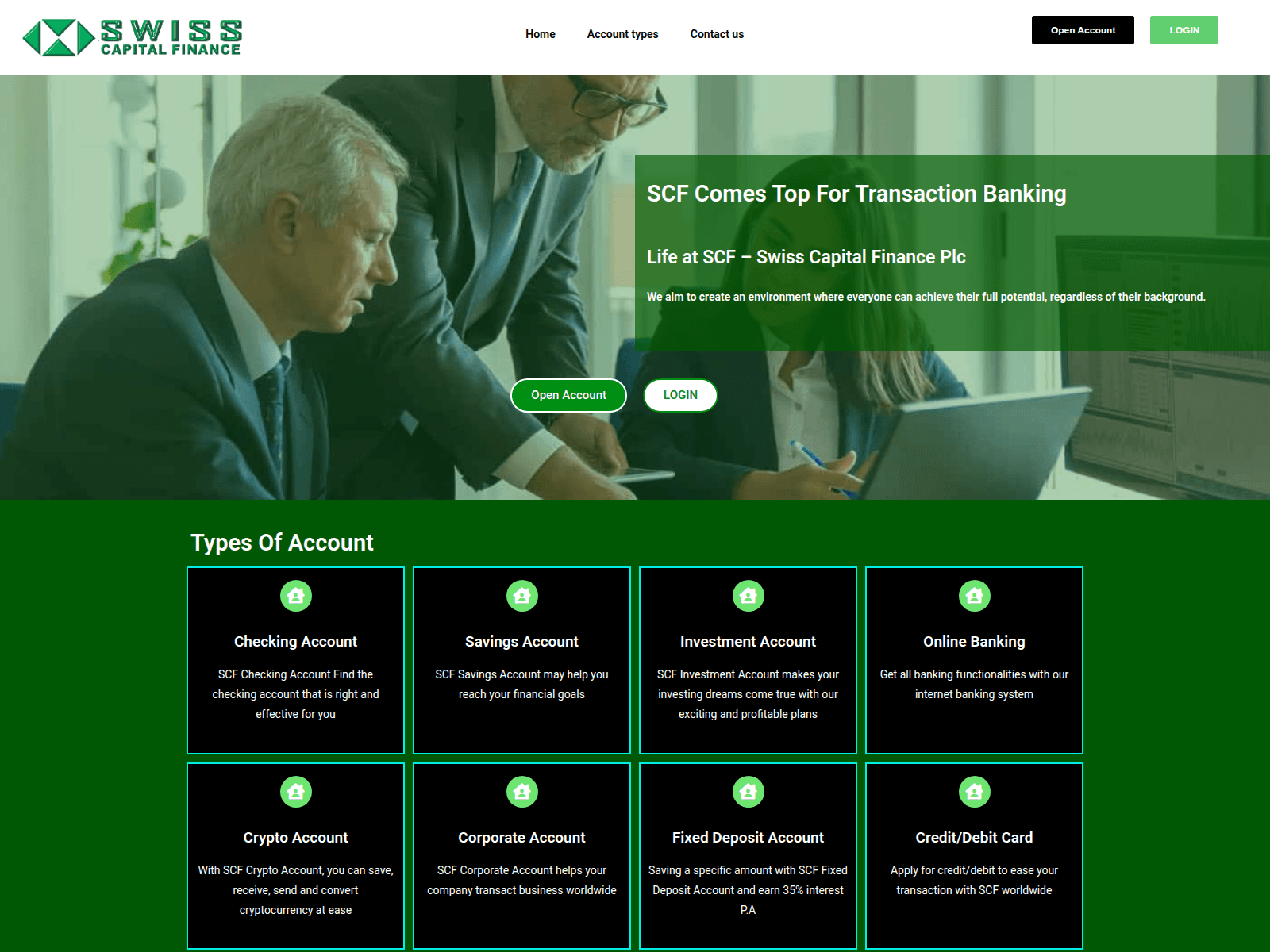 Screenshot of scfplc.com