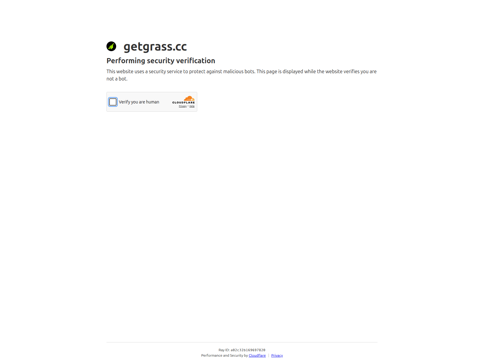 Screenshot of getgrass.cc