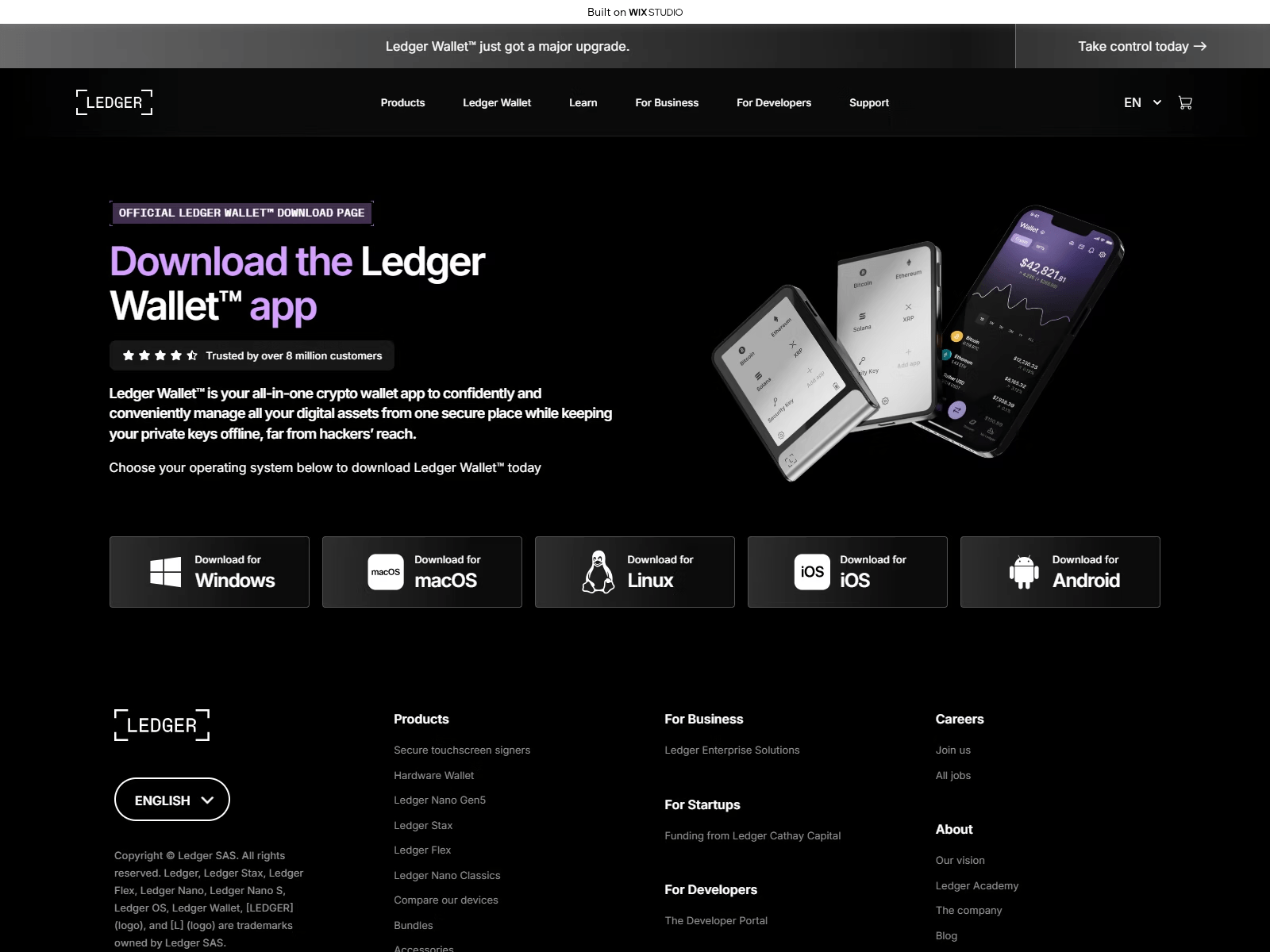 Screenshot of starts-ldgercdn.wixstudio.com