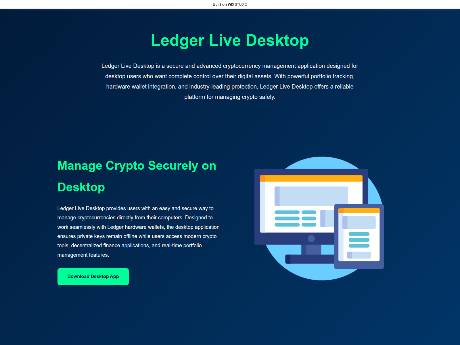Screenshot of desktop-lives-us.wixstudio.com