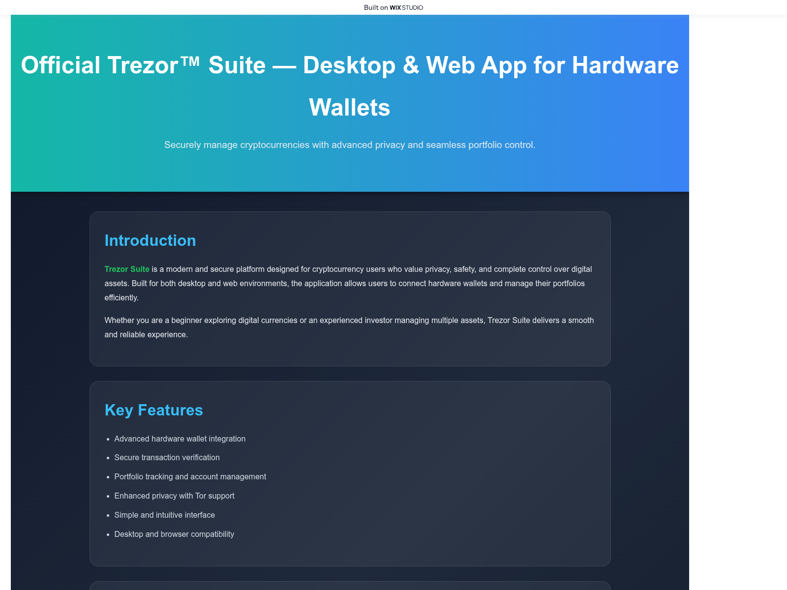 Screenshot of ensuiite-global.wixstudio.com