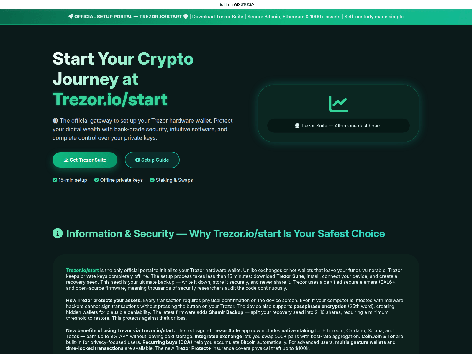 Screenshot of getio-startexor.wixstudio.com