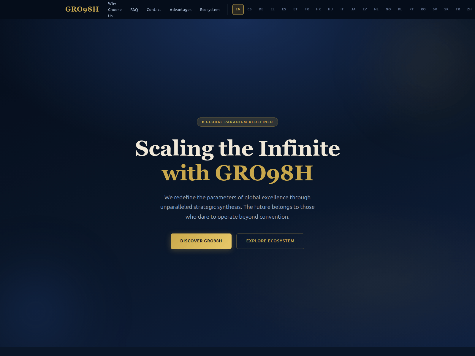 Screenshot of gro98htrade.com