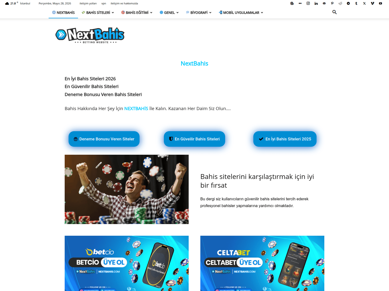 Screenshot of nextbahis.net