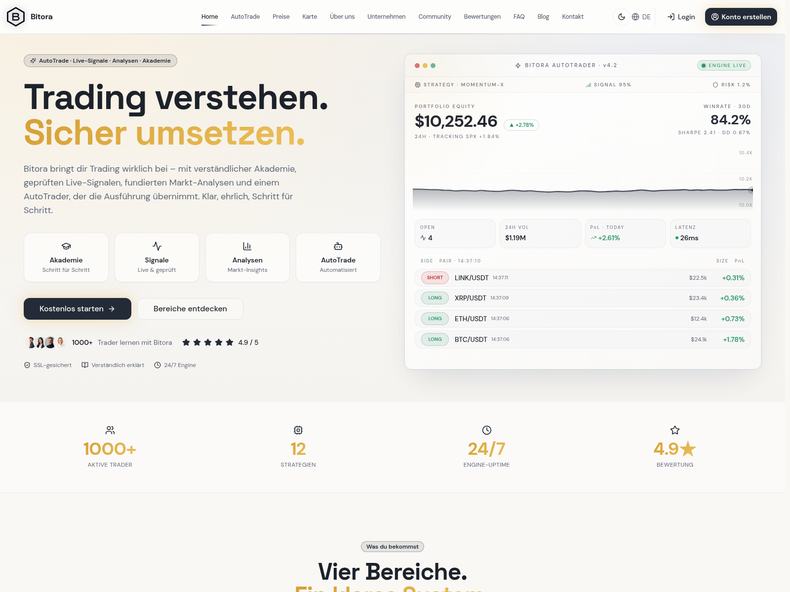 Screenshot of bitora.vip