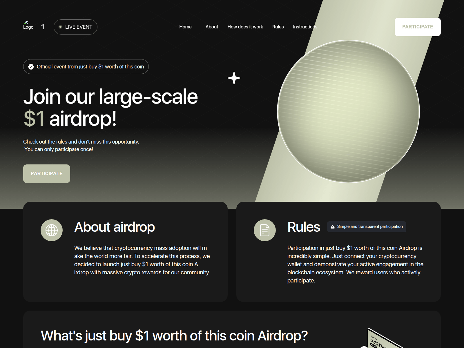 Screenshot of justbuy1dollarworth.site