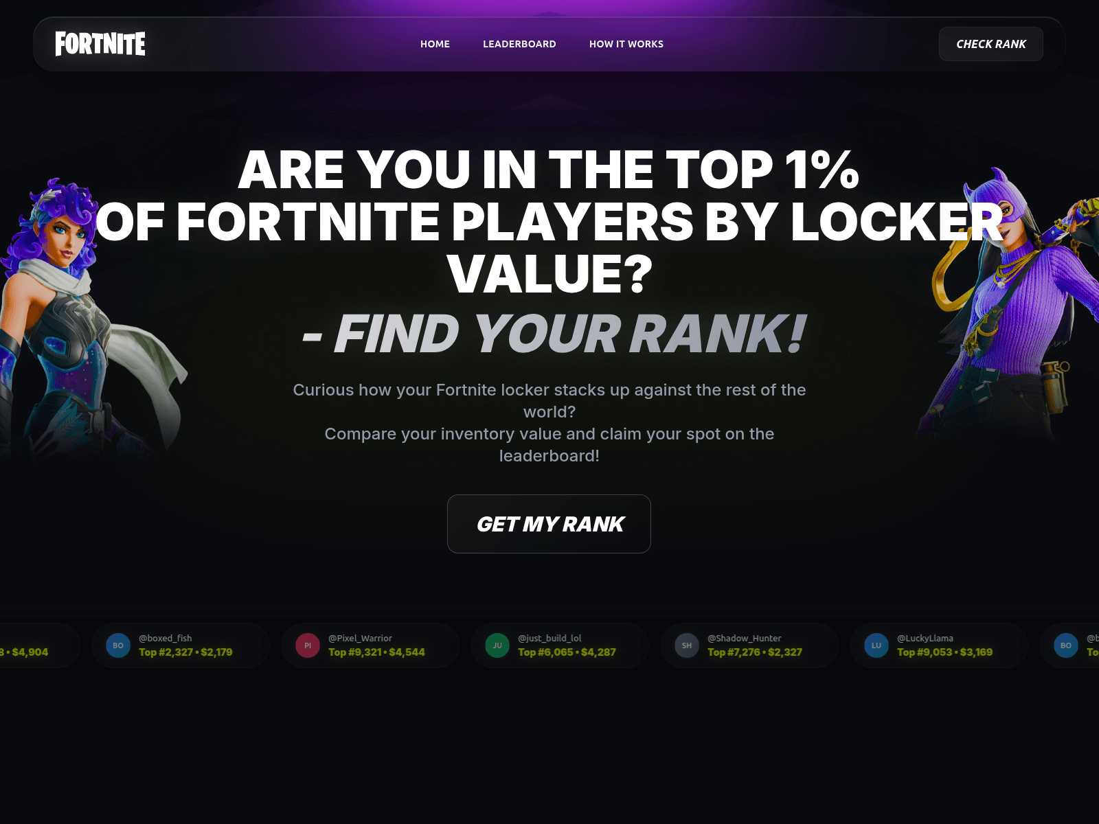 Screenshot of fortskin.top