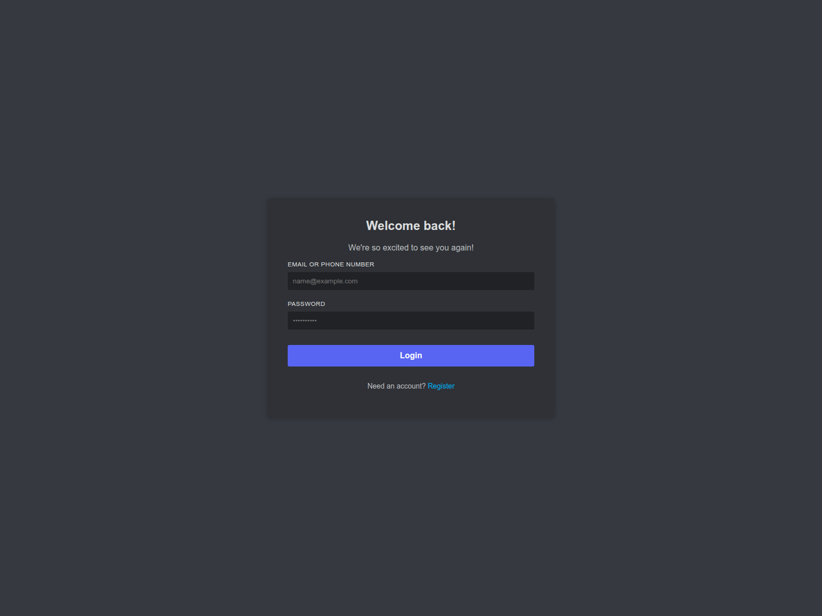 Screenshot of discordinc.netlify.app
