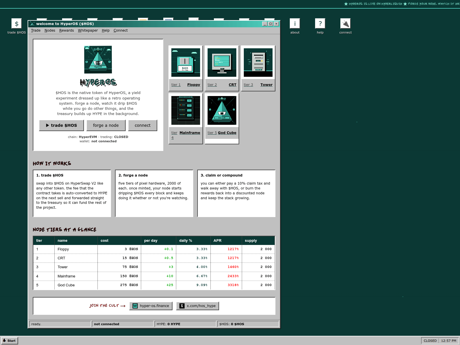 Screenshot of hyper-os.finance