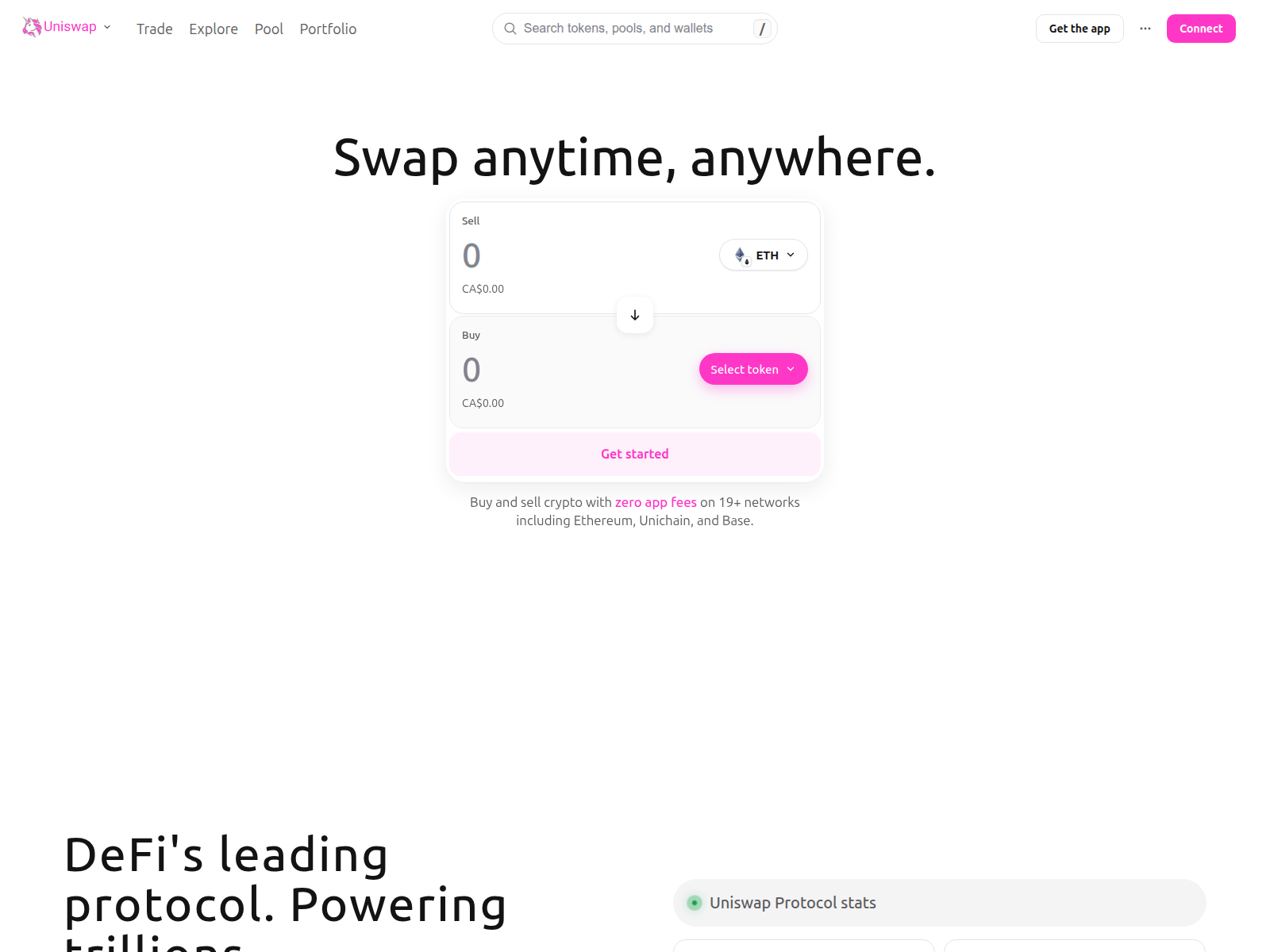 Screenshot of uniswapss.org