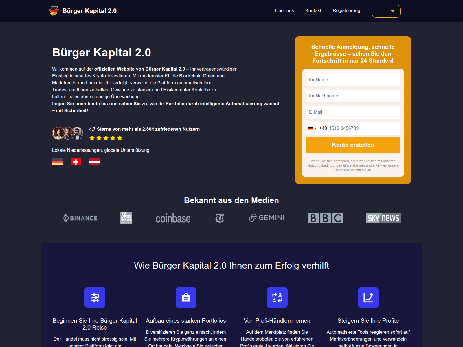 Screenshot of burger-kapital2.com