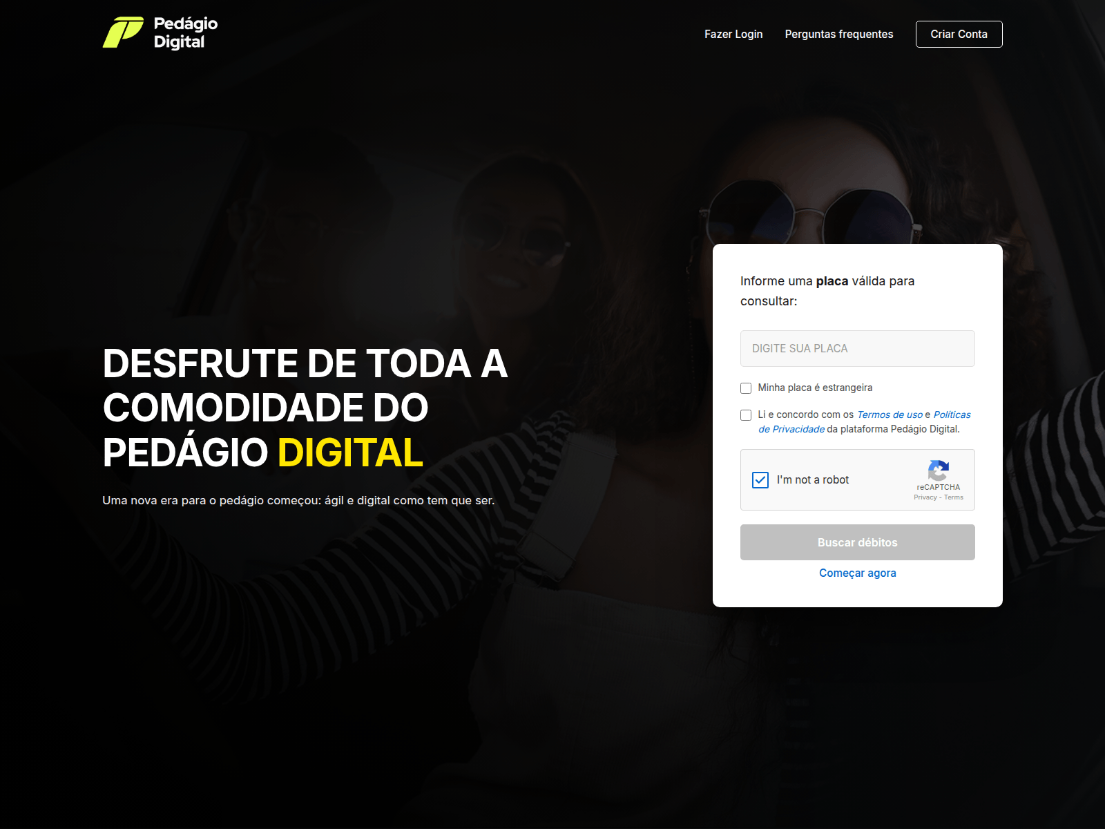 Screenshot of pagamento-pedagio.dynv6.net