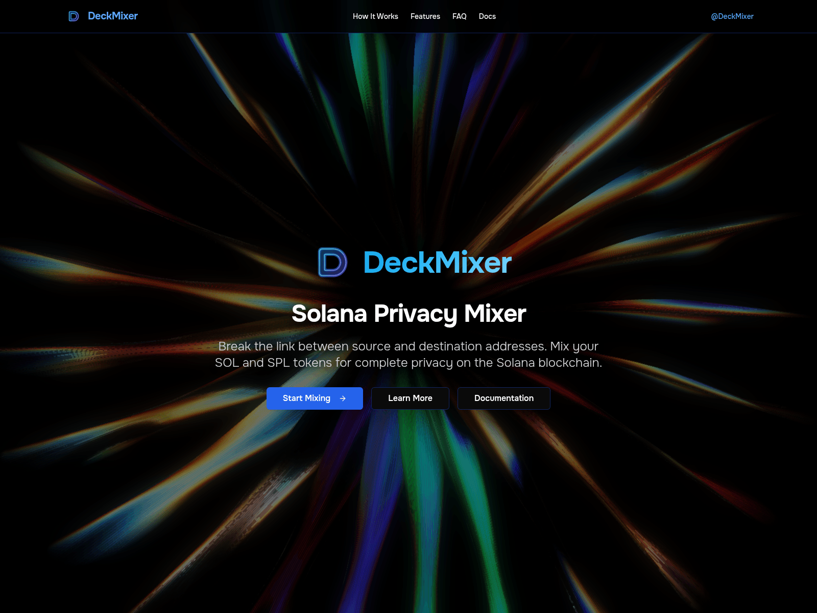 Screenshot of deckmixer.space