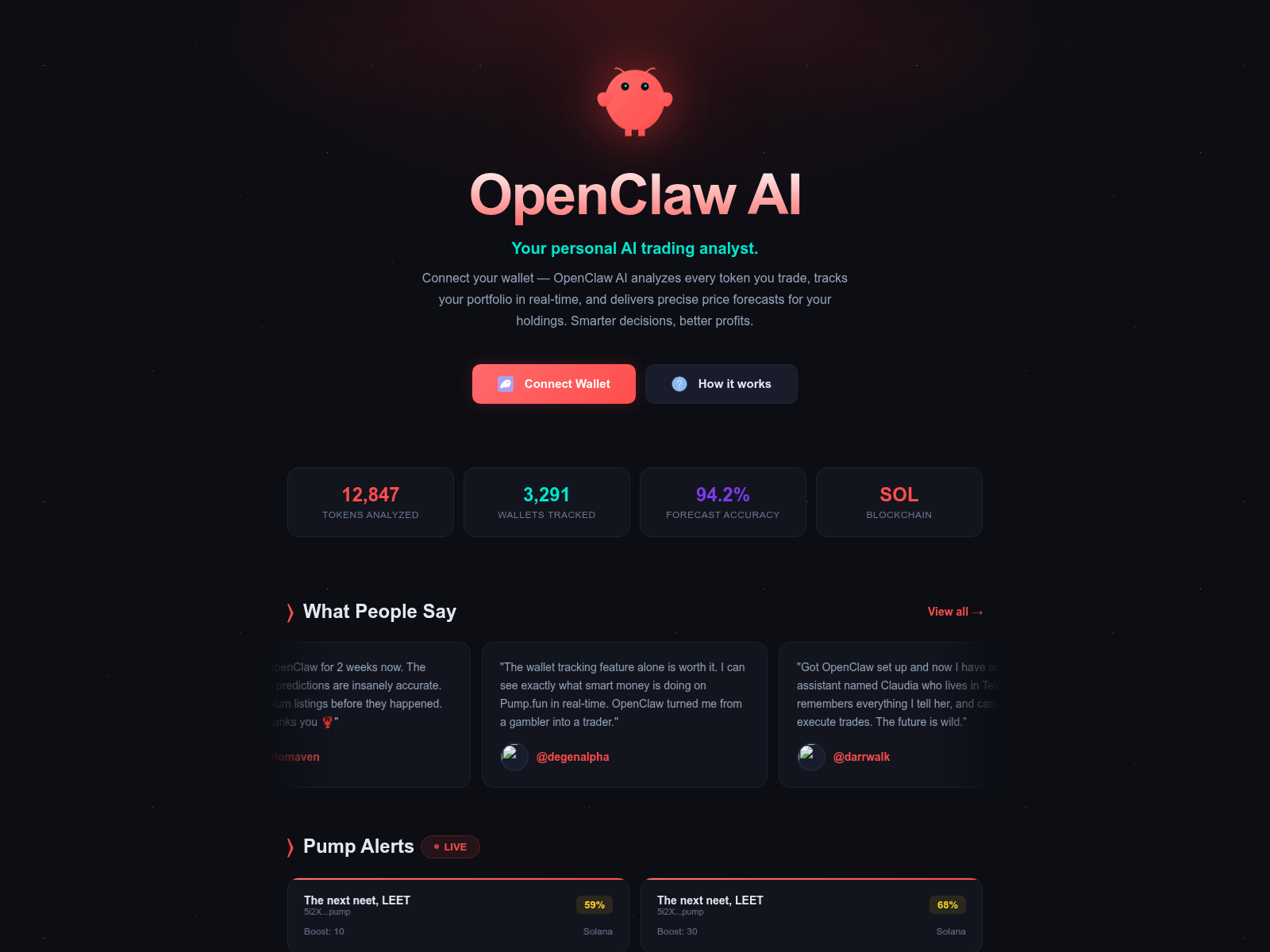 Screenshot of openclawxlive.top