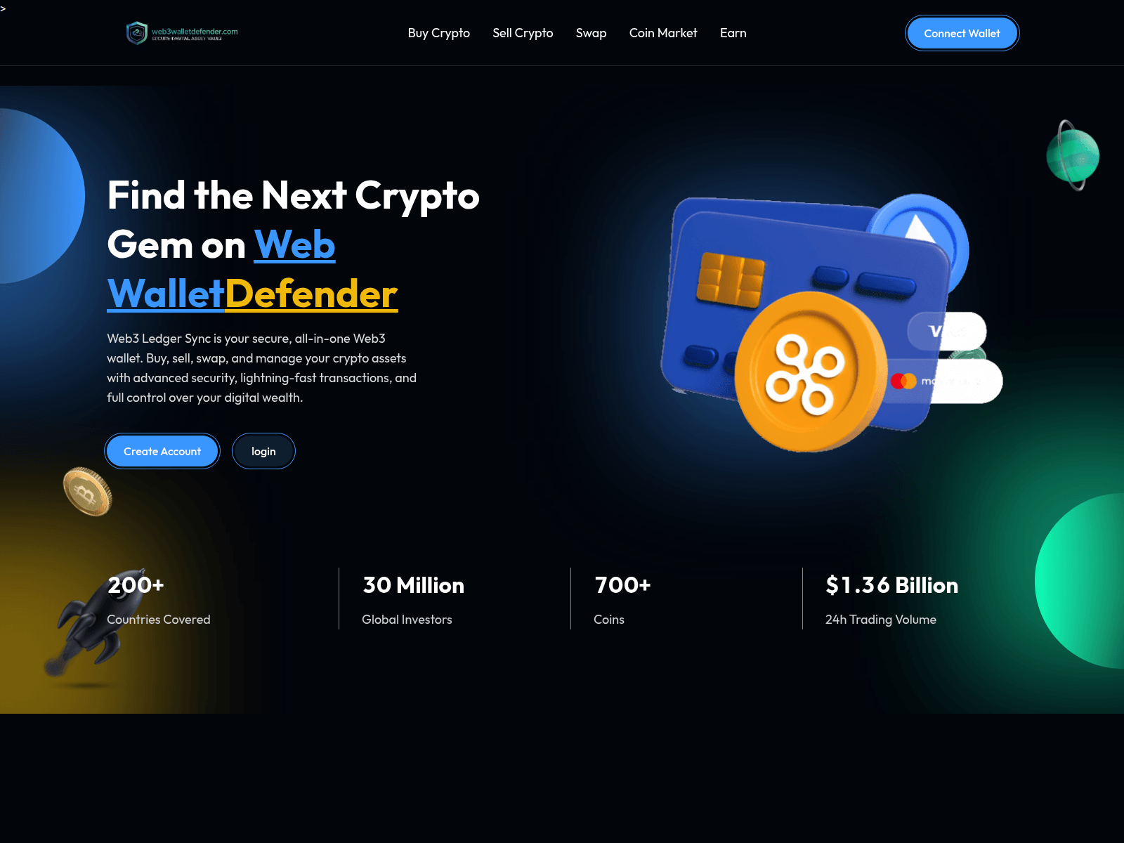 Screenshot of web3-walletdefender.com