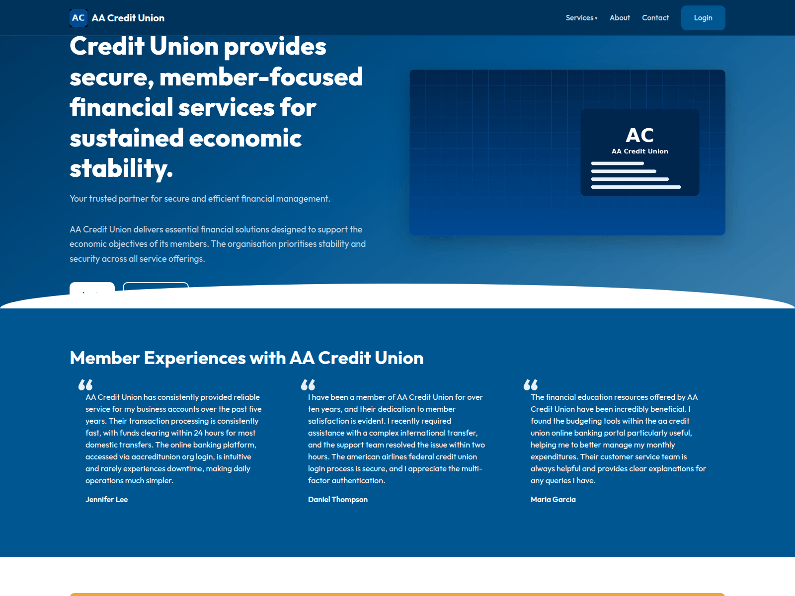 Screenshot of aacreditunioncu.co.com