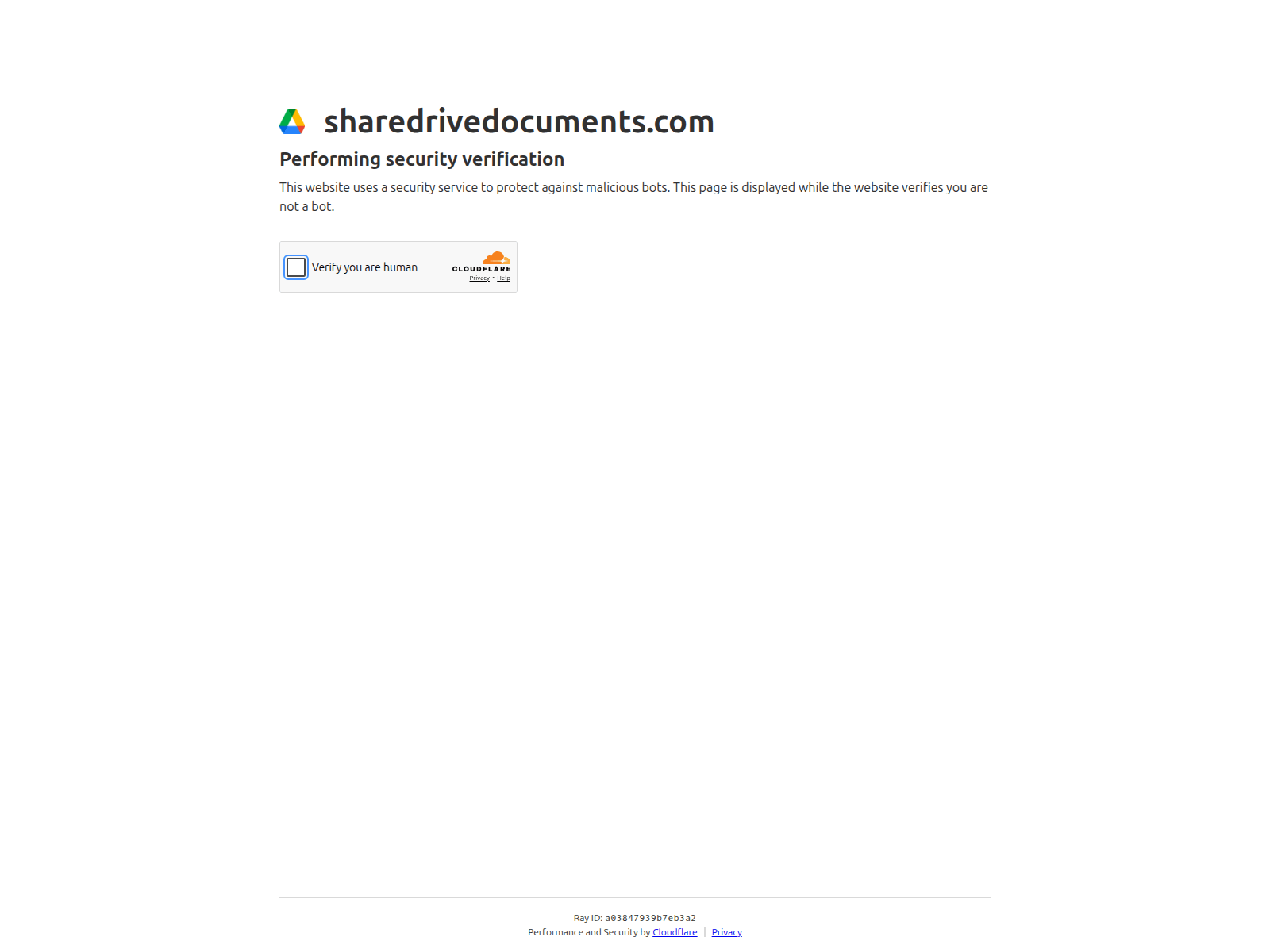 Screenshot of sharedrivedocuments.com