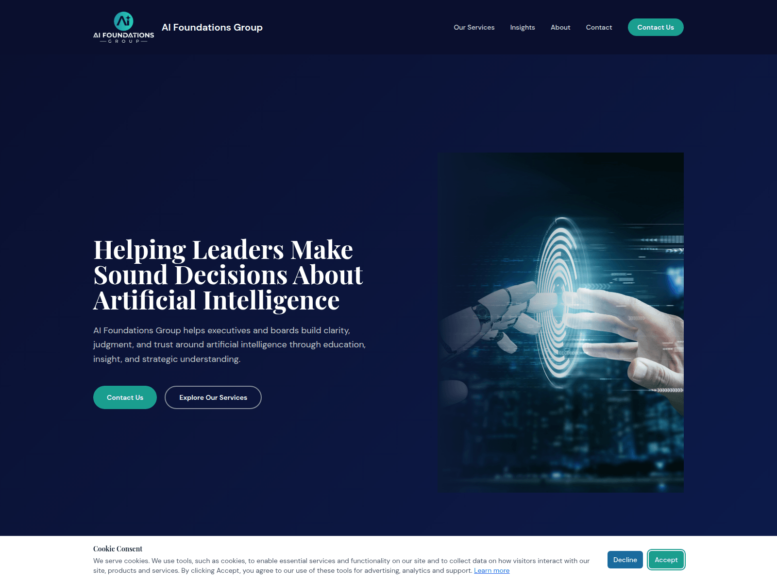 Screenshot of aifoundationsgroup.com