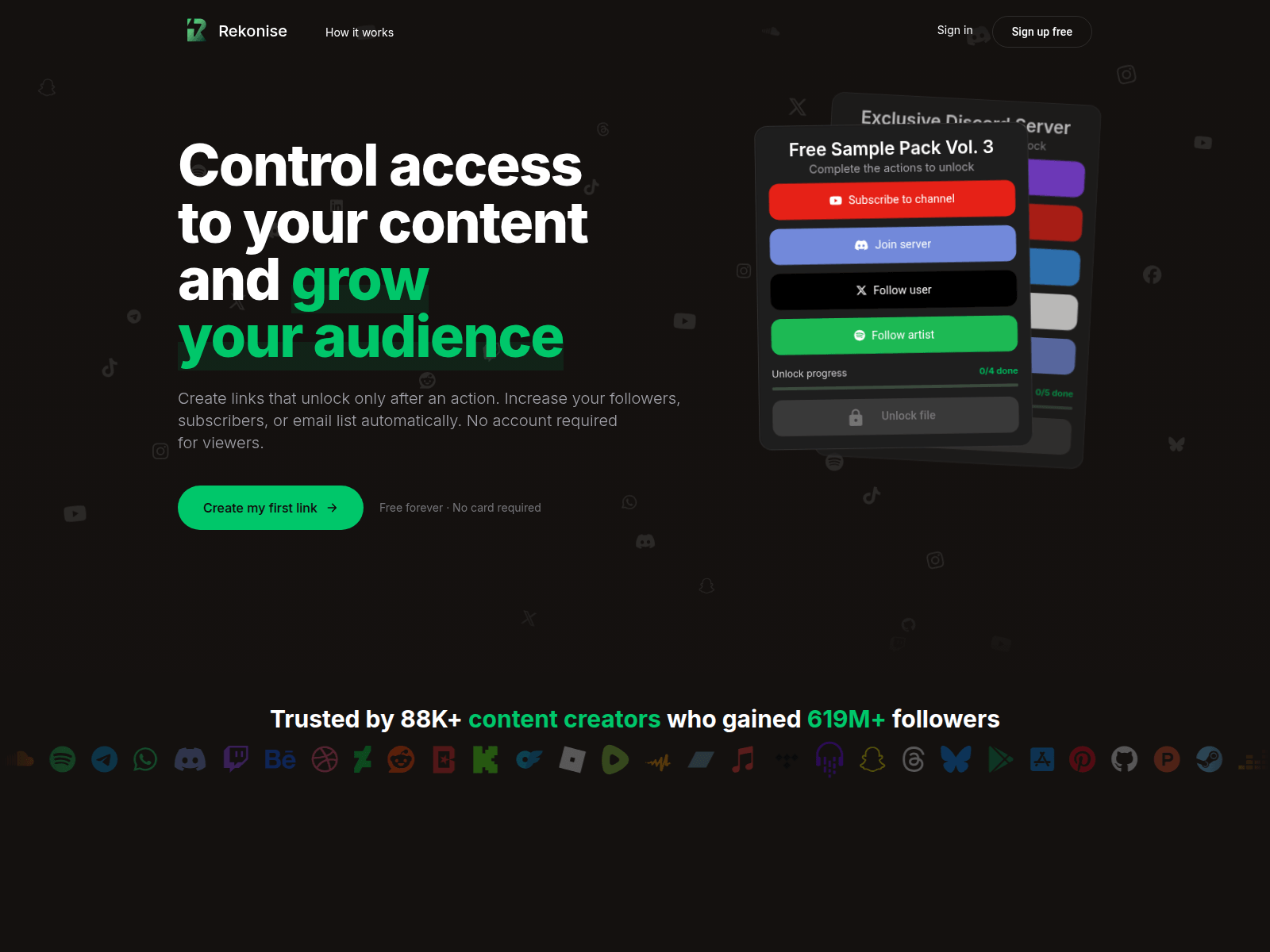Screenshot of rkns.link