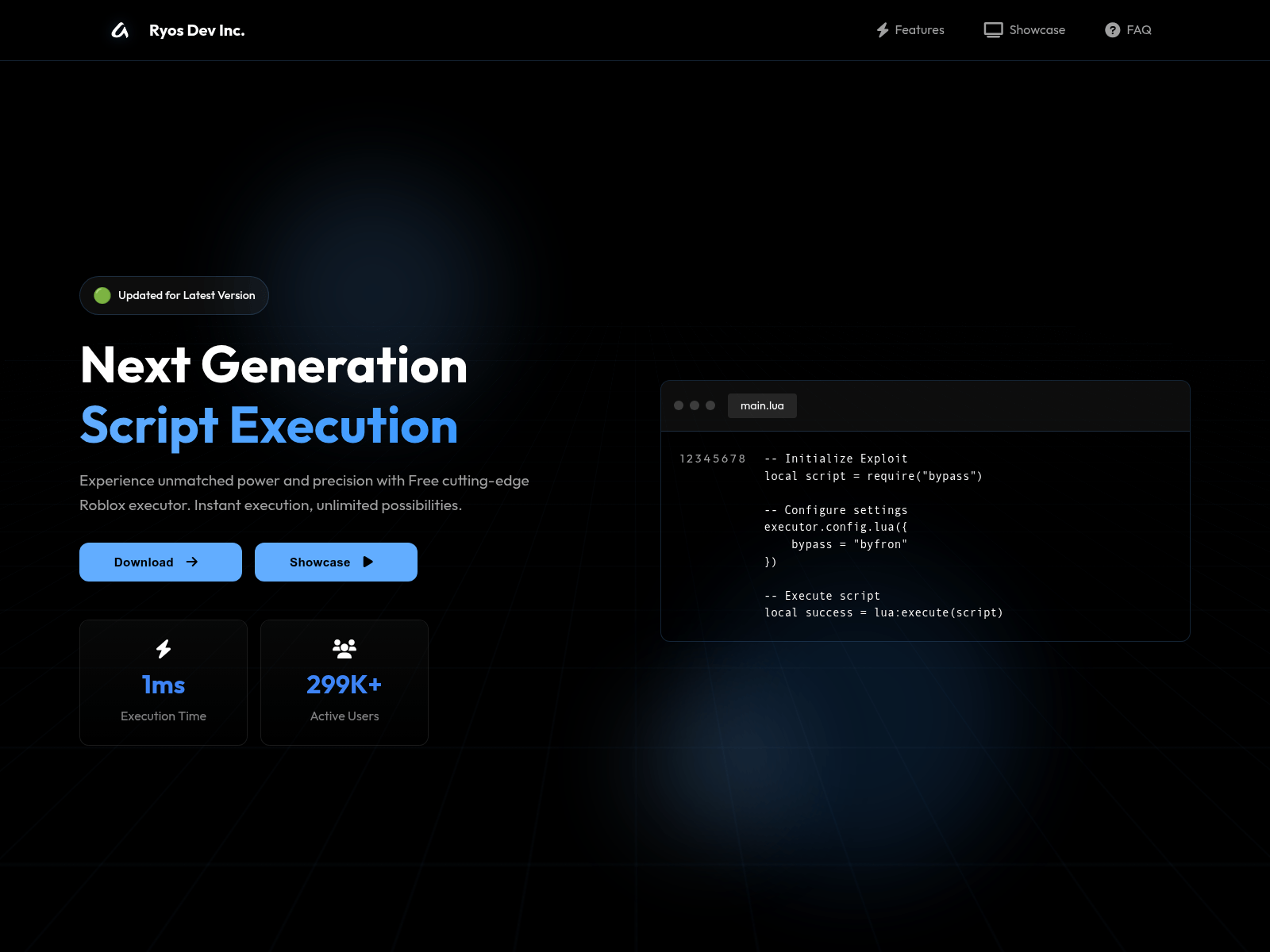 Screenshot of projectryos.com