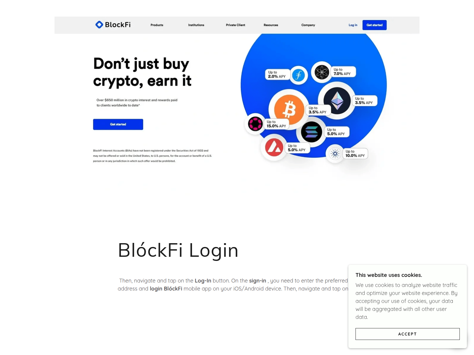 Screenshot of blockkfe-logi.godaddysites.com
