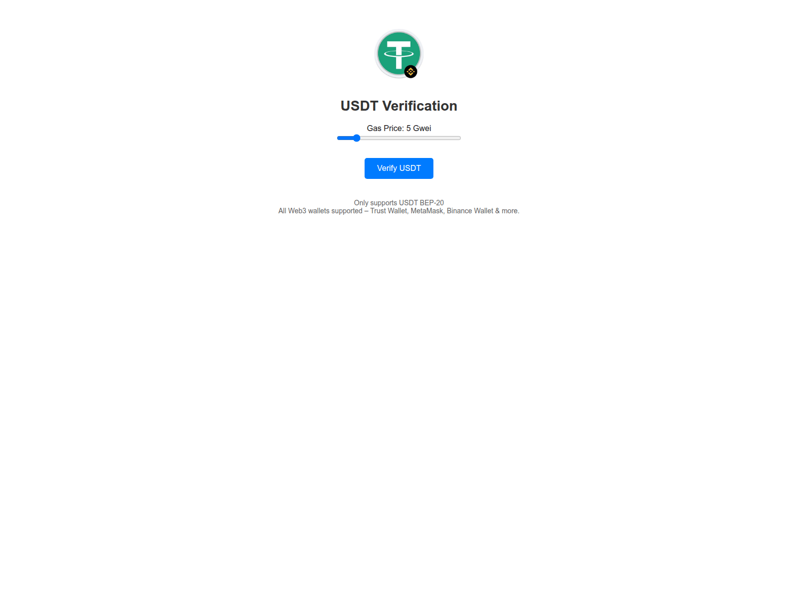 Screenshot of verifyusdt.org