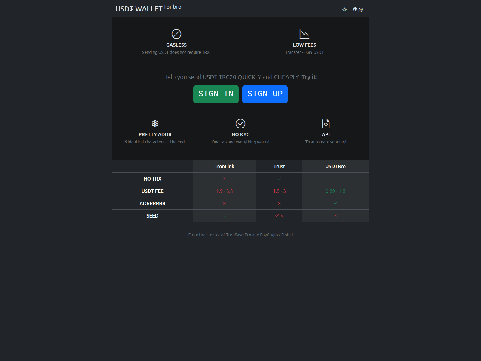 Screenshot of energytron.org