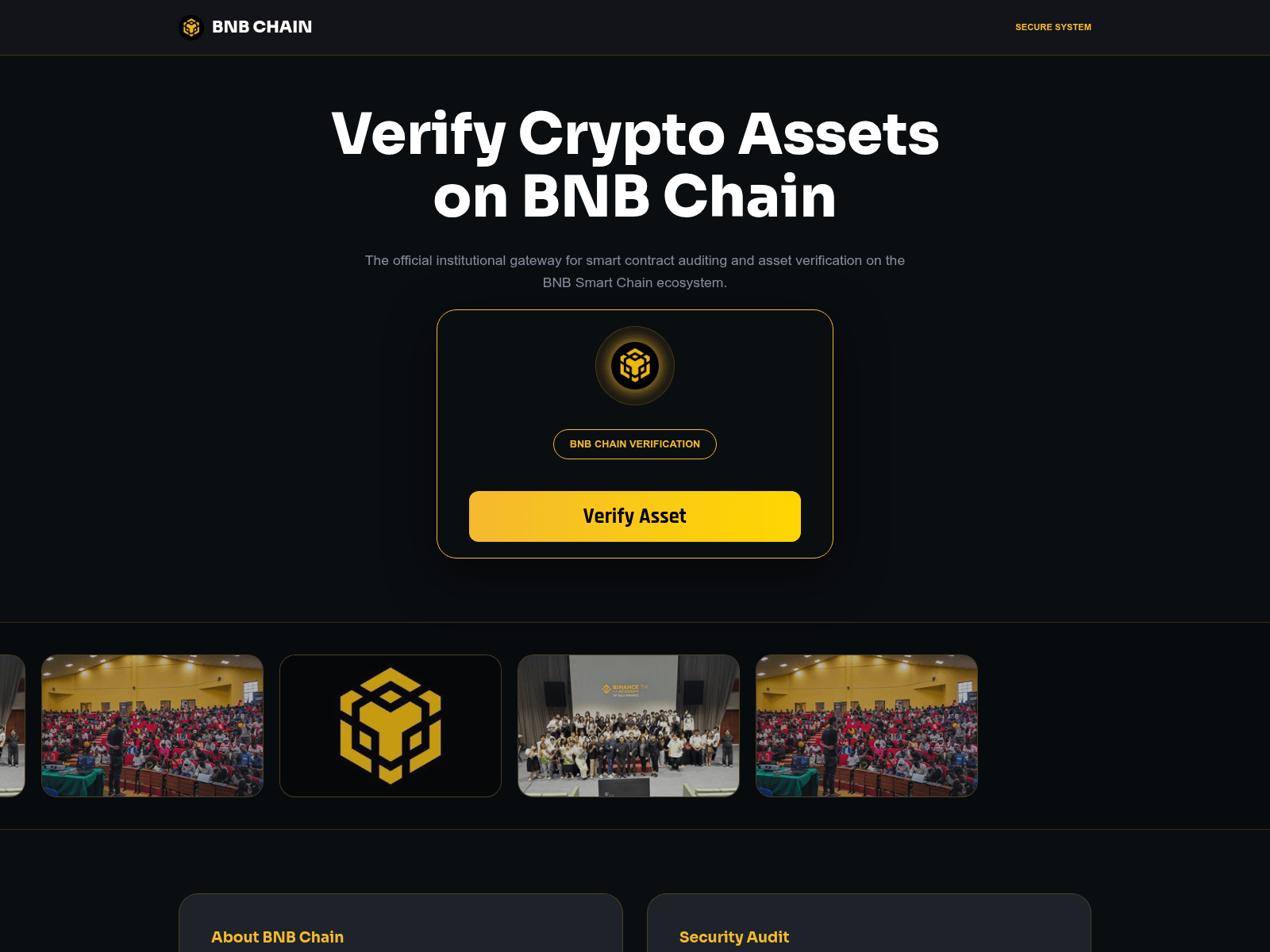 Screenshot of www.bscwallet.info