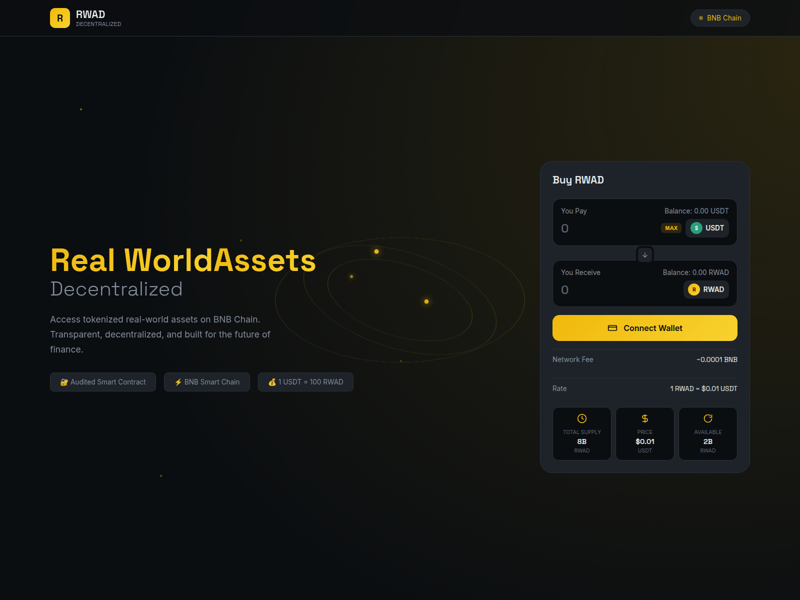Screenshot of www.rwatoken.click