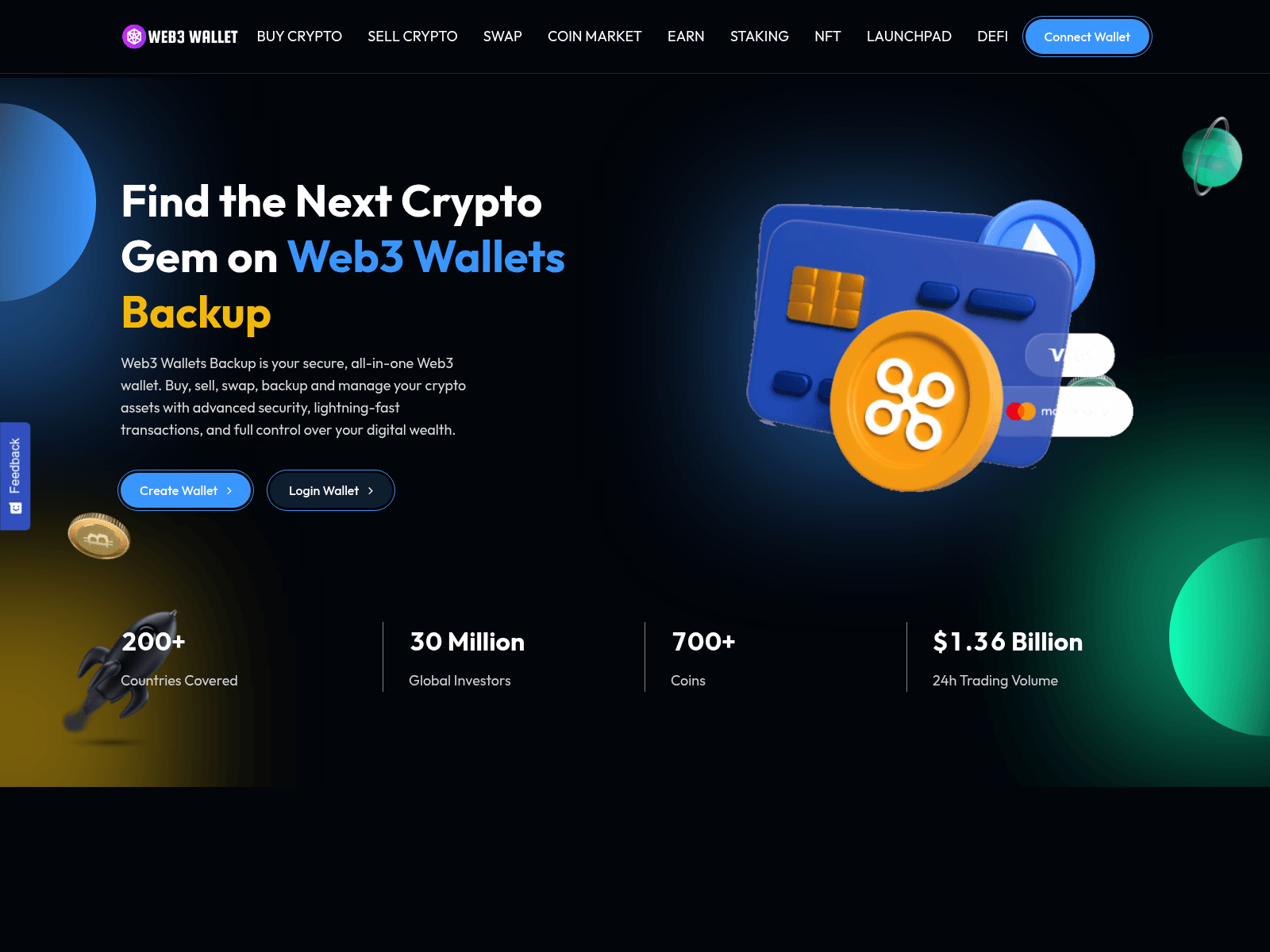 Screenshot of web3walletsbackup.com