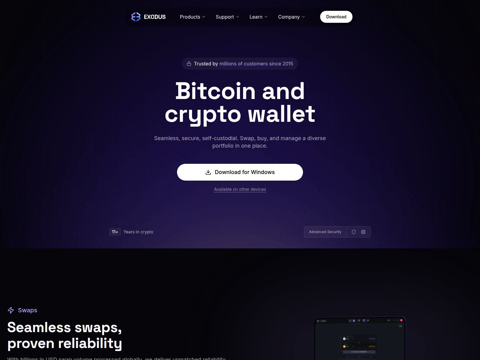 Screenshot of exodusguide.com