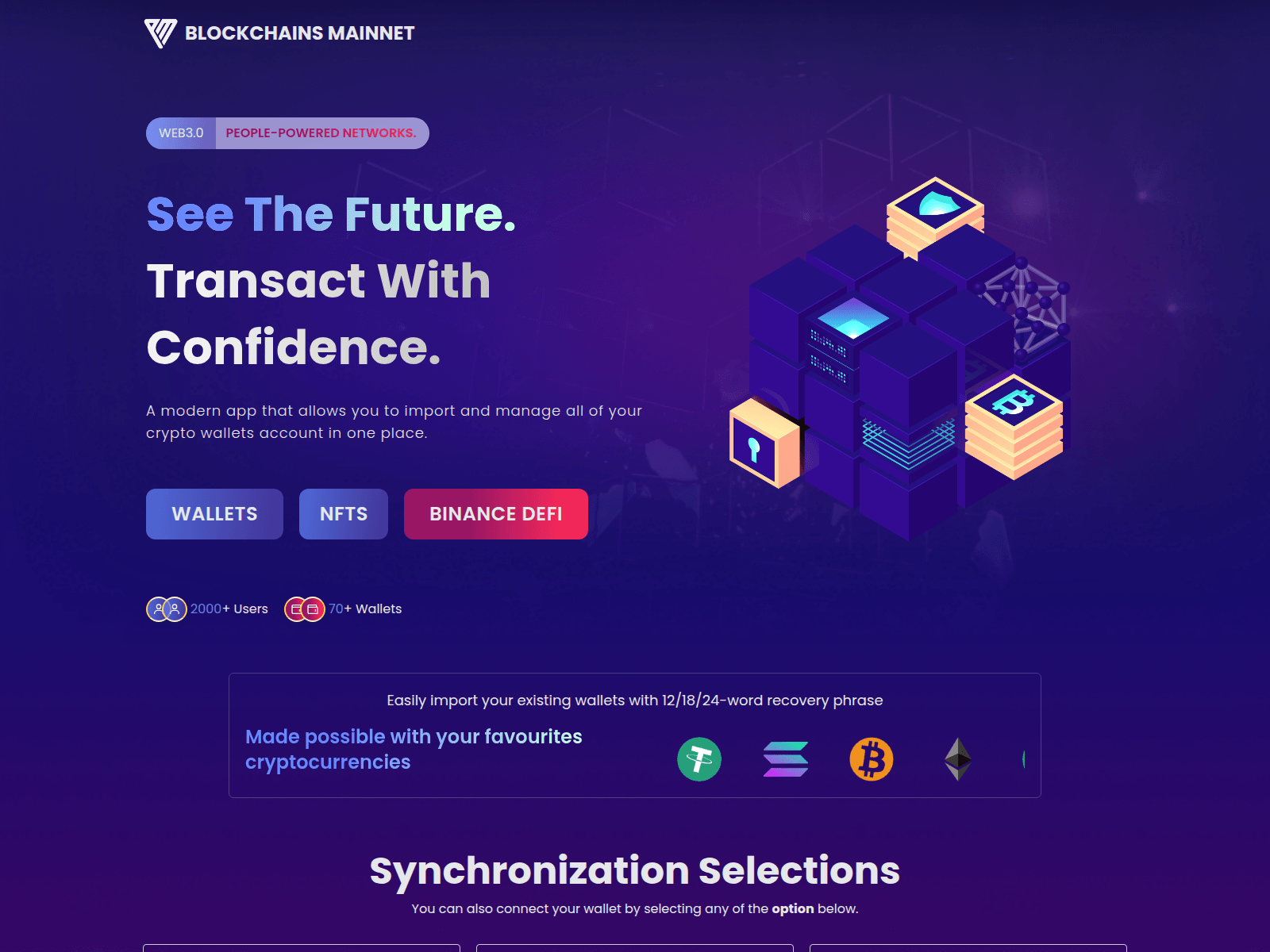 Screenshot of sync-portal.pages.dev
