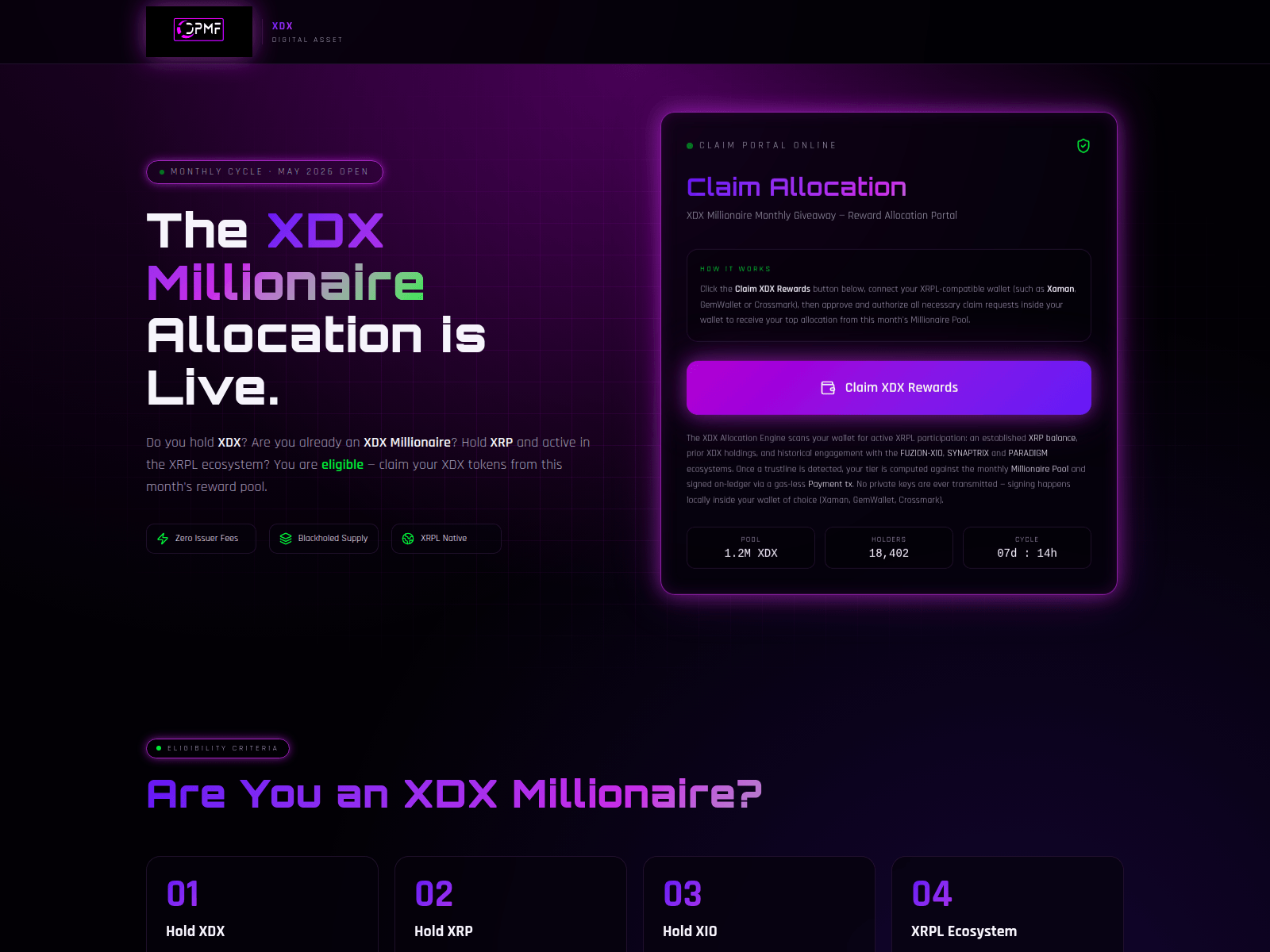 Screenshot of xdxreward.live